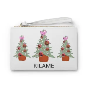 Clutch Bag 'Pink Christmas'