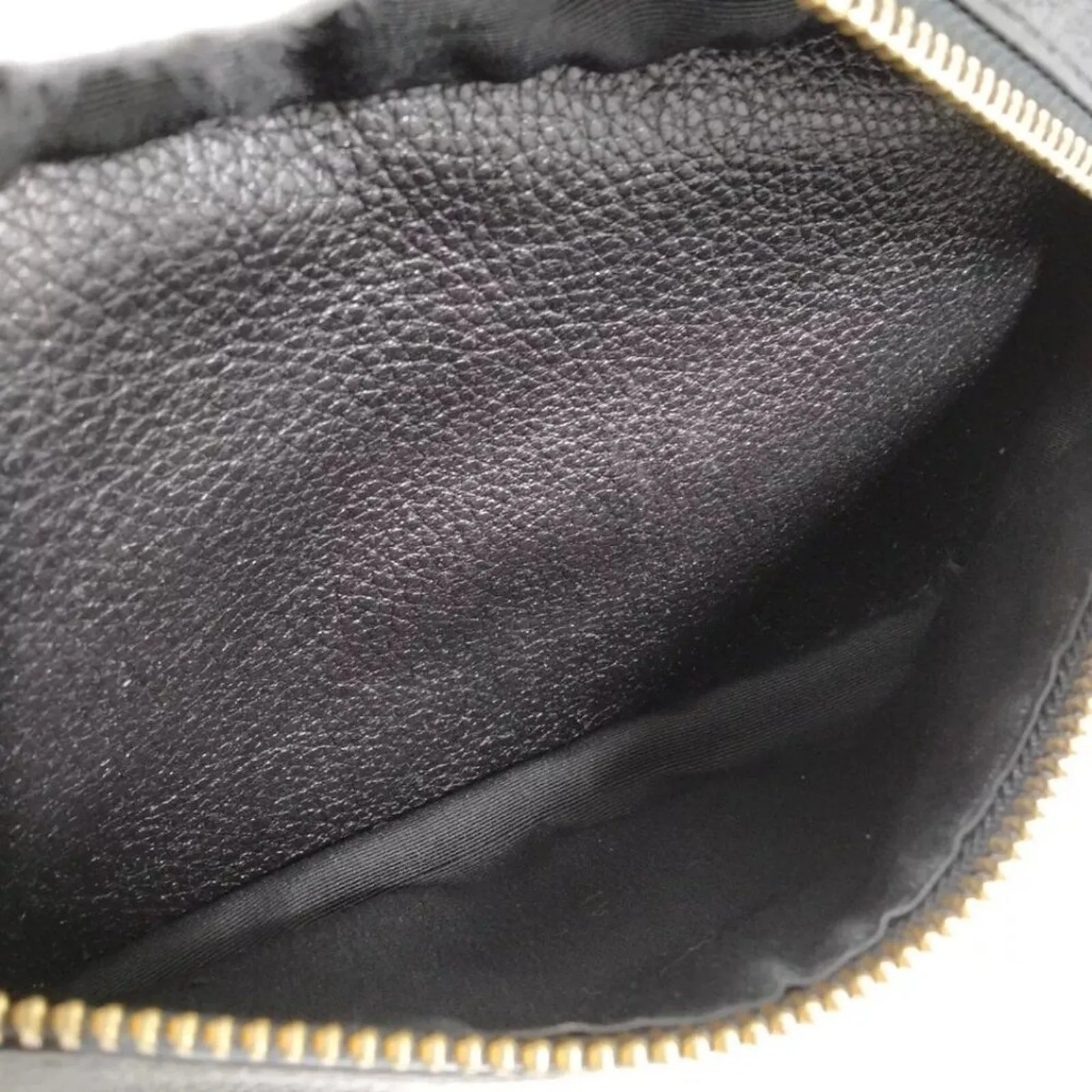 COACH Black Leather Backpack Bag