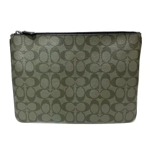 Coach COACH Signature F66546 Leather Bag Clutch Men's Women's