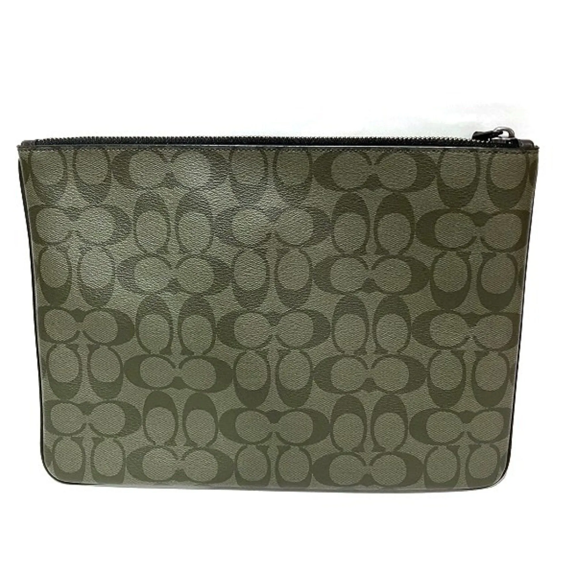 Coach COACH Signature F66546 Leather Bag Clutch Men's Women's