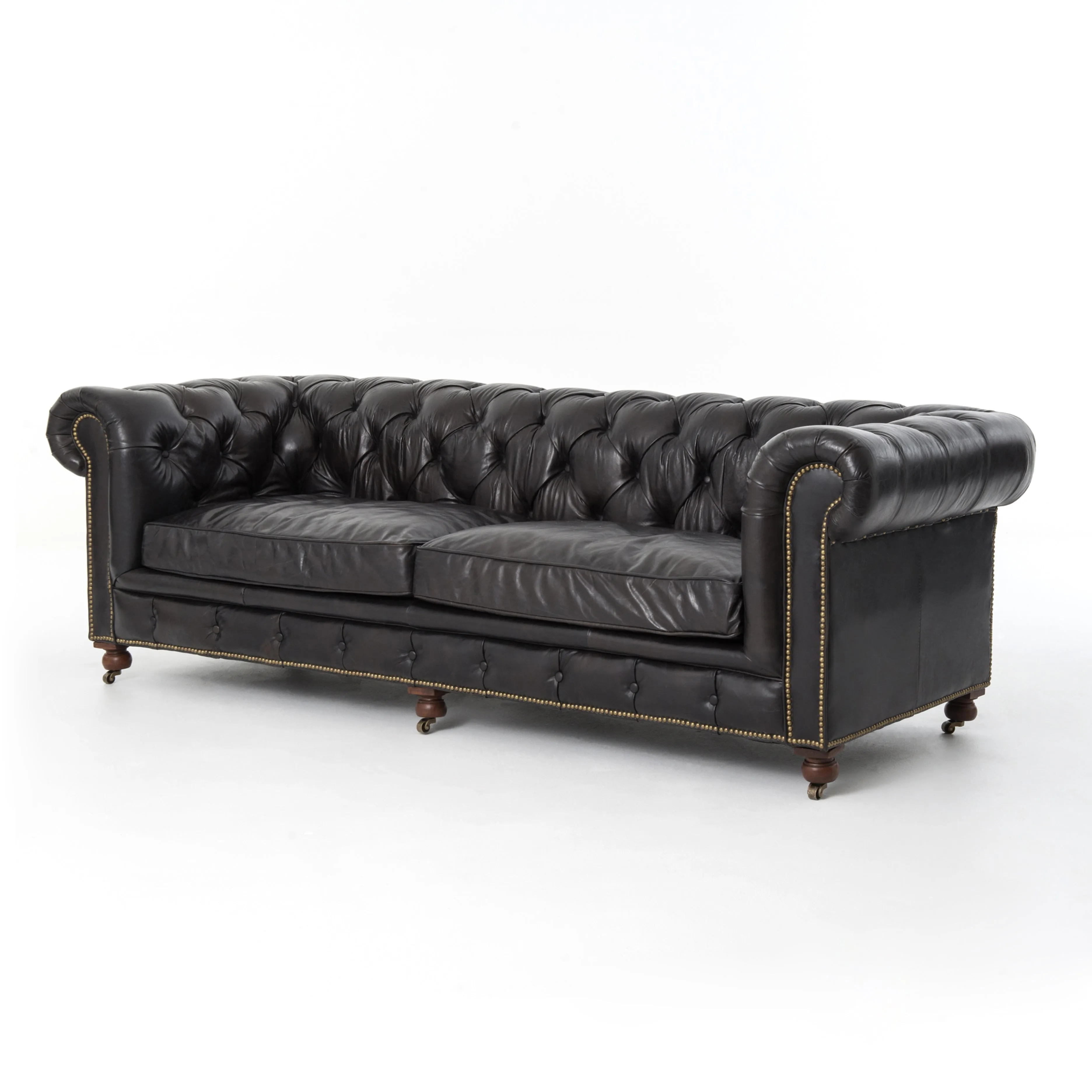 Conrad Chesterfield Leather Sofa