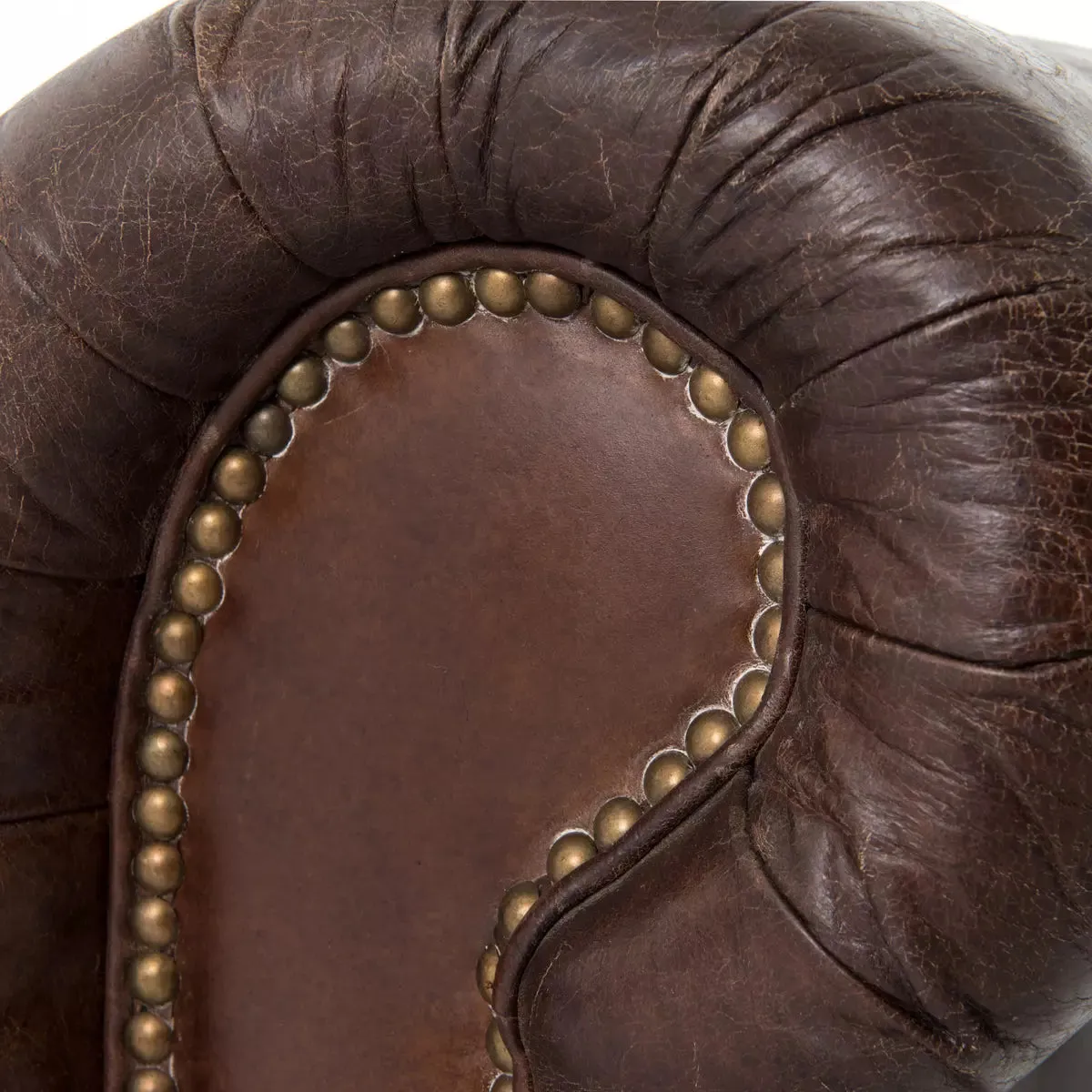 Conrad Chesterfield Leather Sofa
