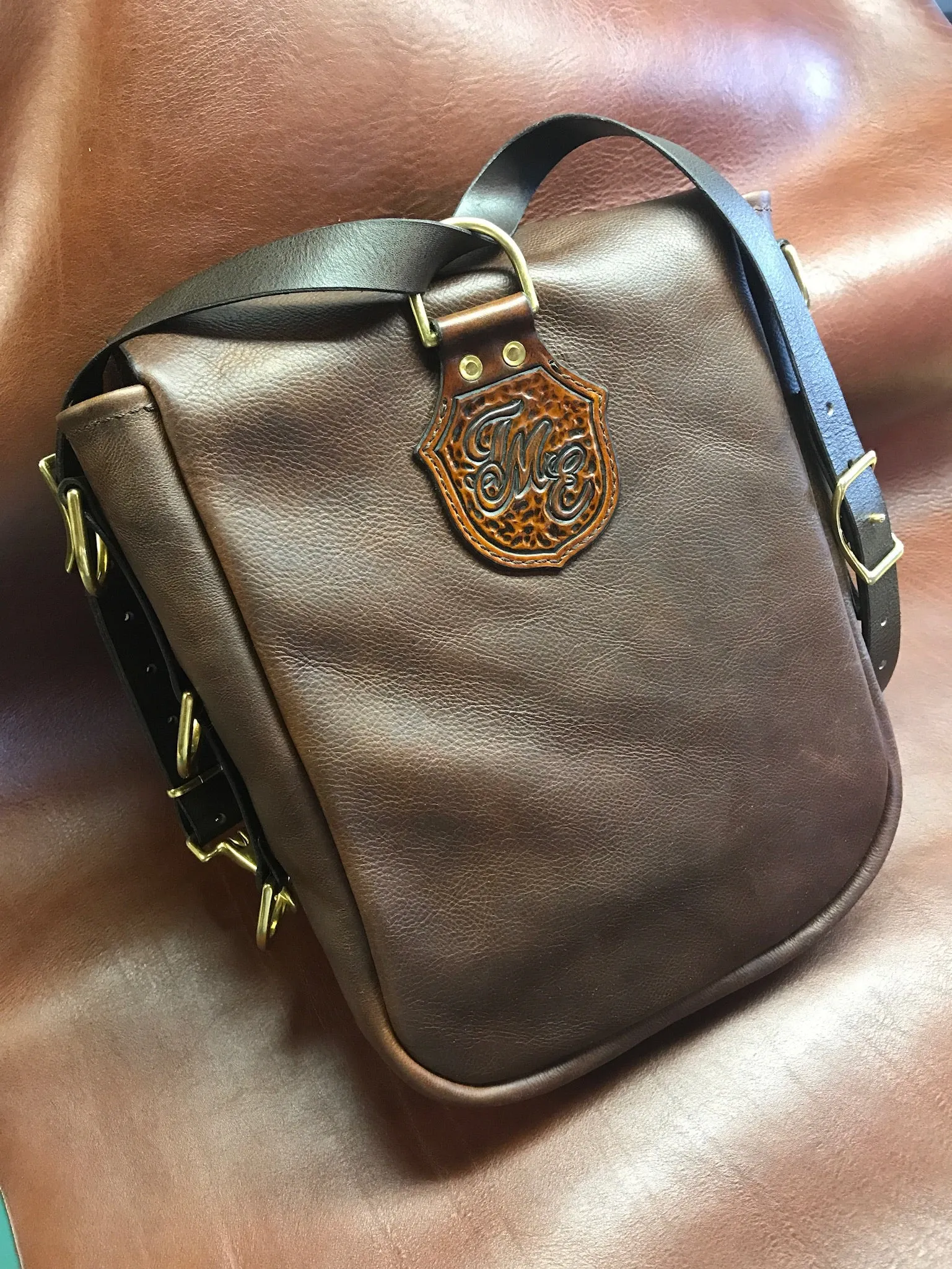 Convertable Shoulder-Backpack Leather Bag