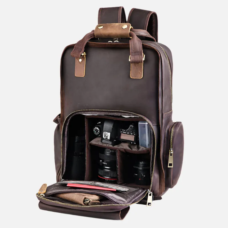 Copenhagen Men's Leather Backpack