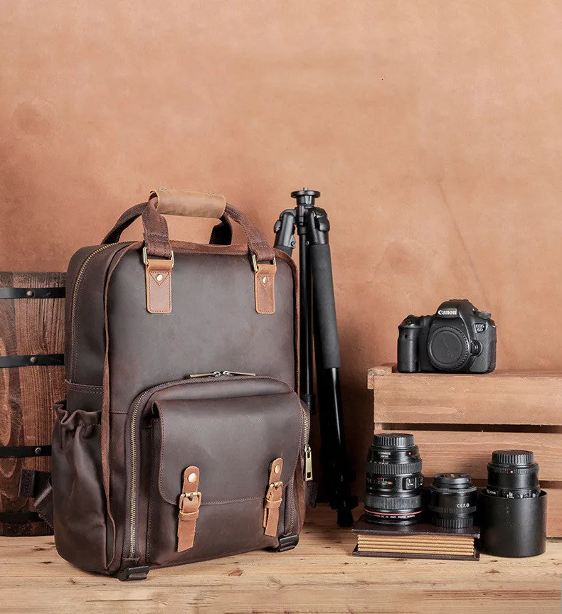 Copenhagen Men's Leather Backpack