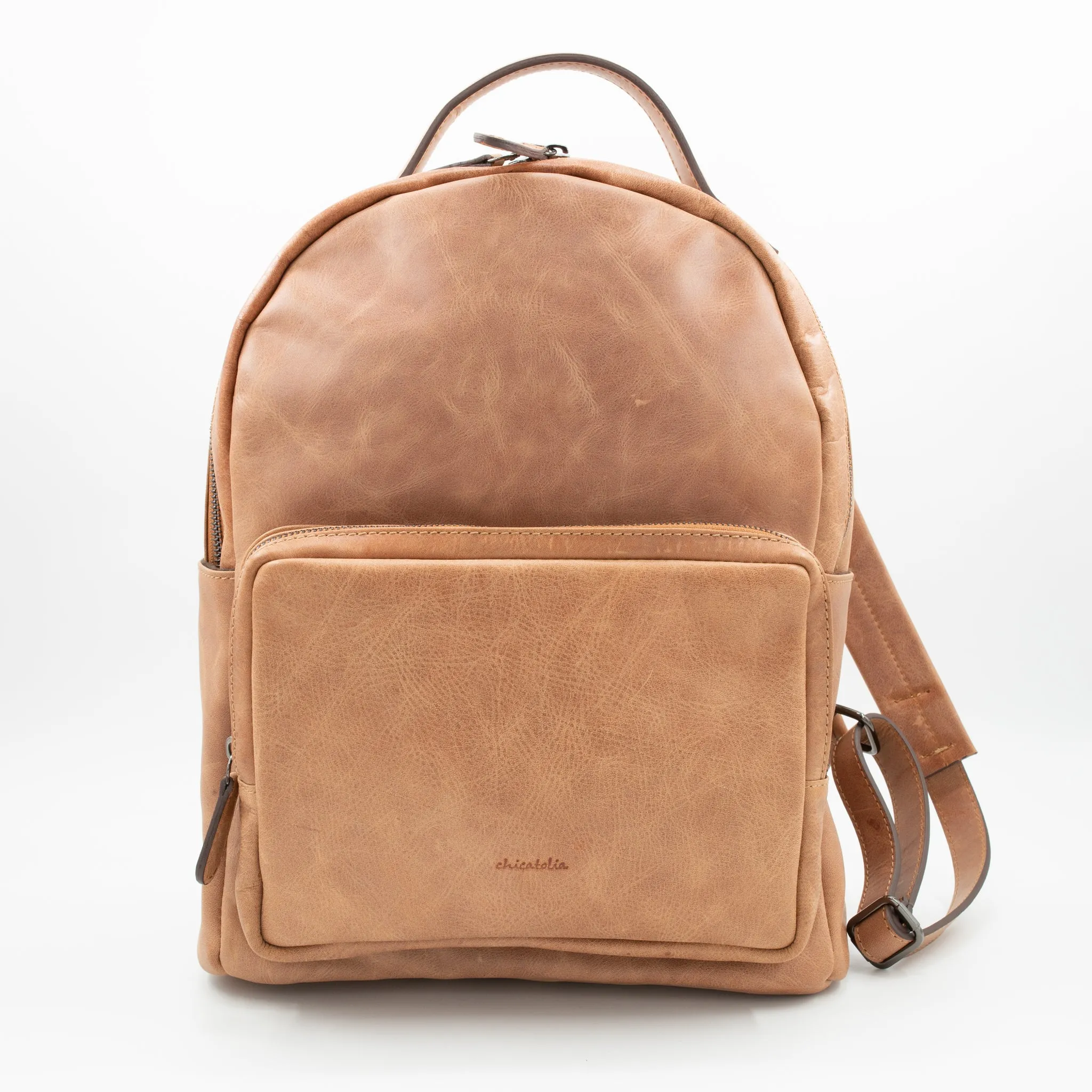 Crazy Horse Leather Backpack