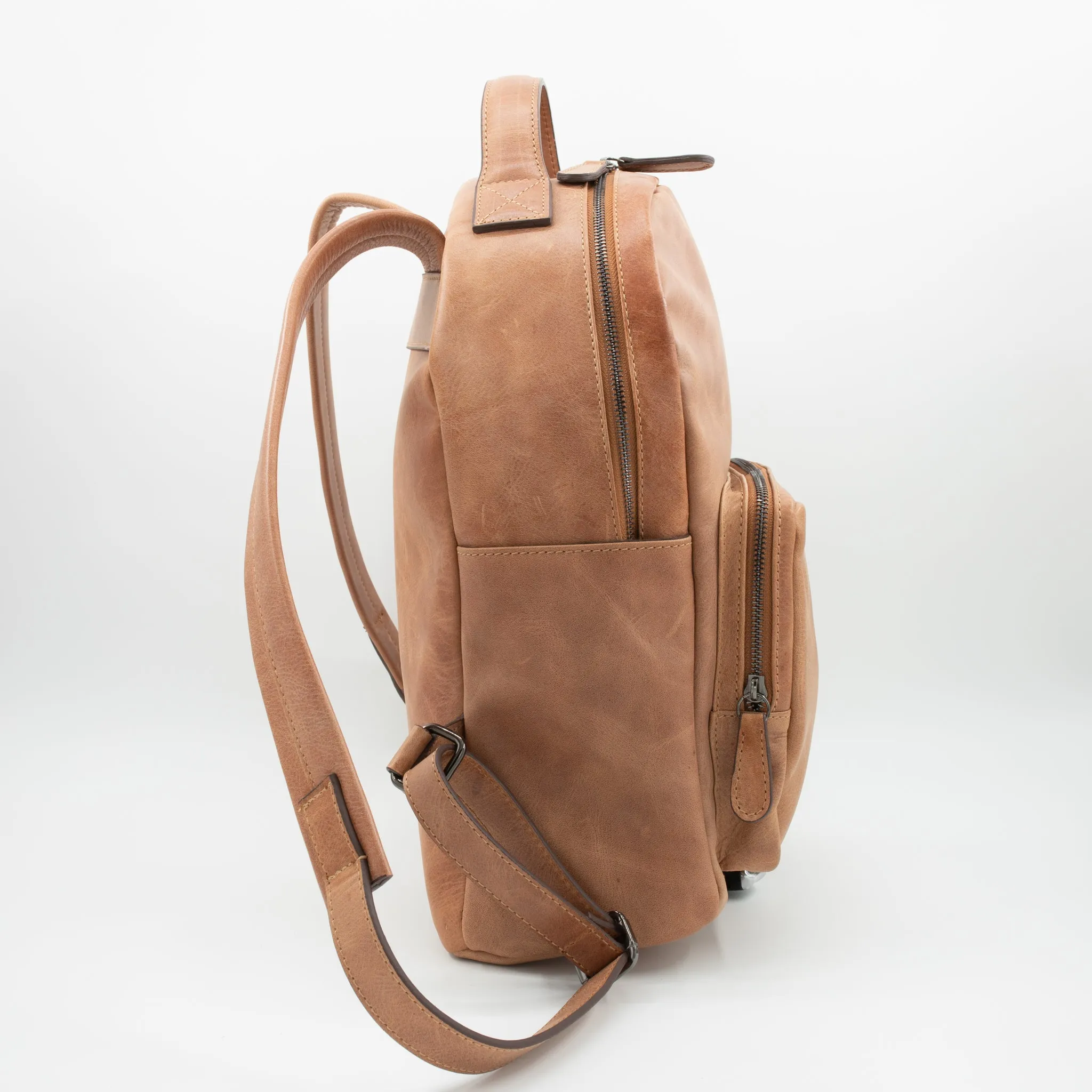 Crazy Horse Leather Backpack