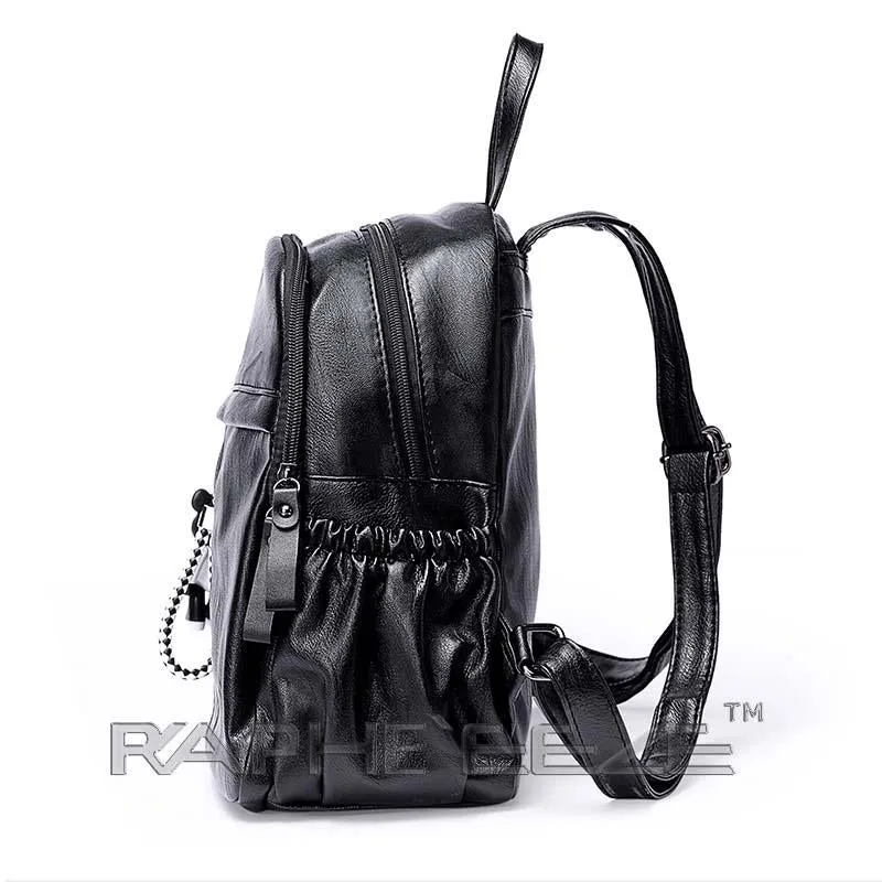 Cross body Classic Small Backpack for Woman - Classic Black Color