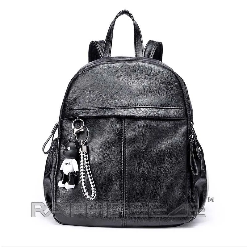 Cross body Classic Small Backpack for Woman - Classic Black Color