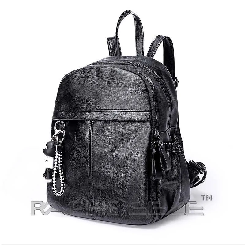 Cross body Classic Small Backpack for Woman - Classic Black Color
