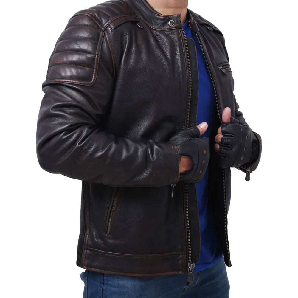 CRUSADER Motorcycle Leather Jacket