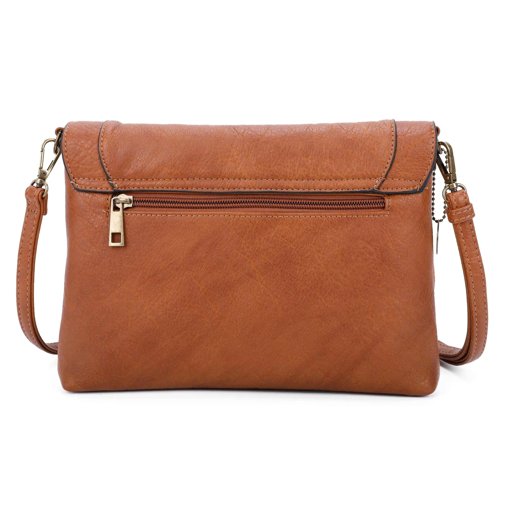 Dallas Fringe Crossbody Bag - Burgundy