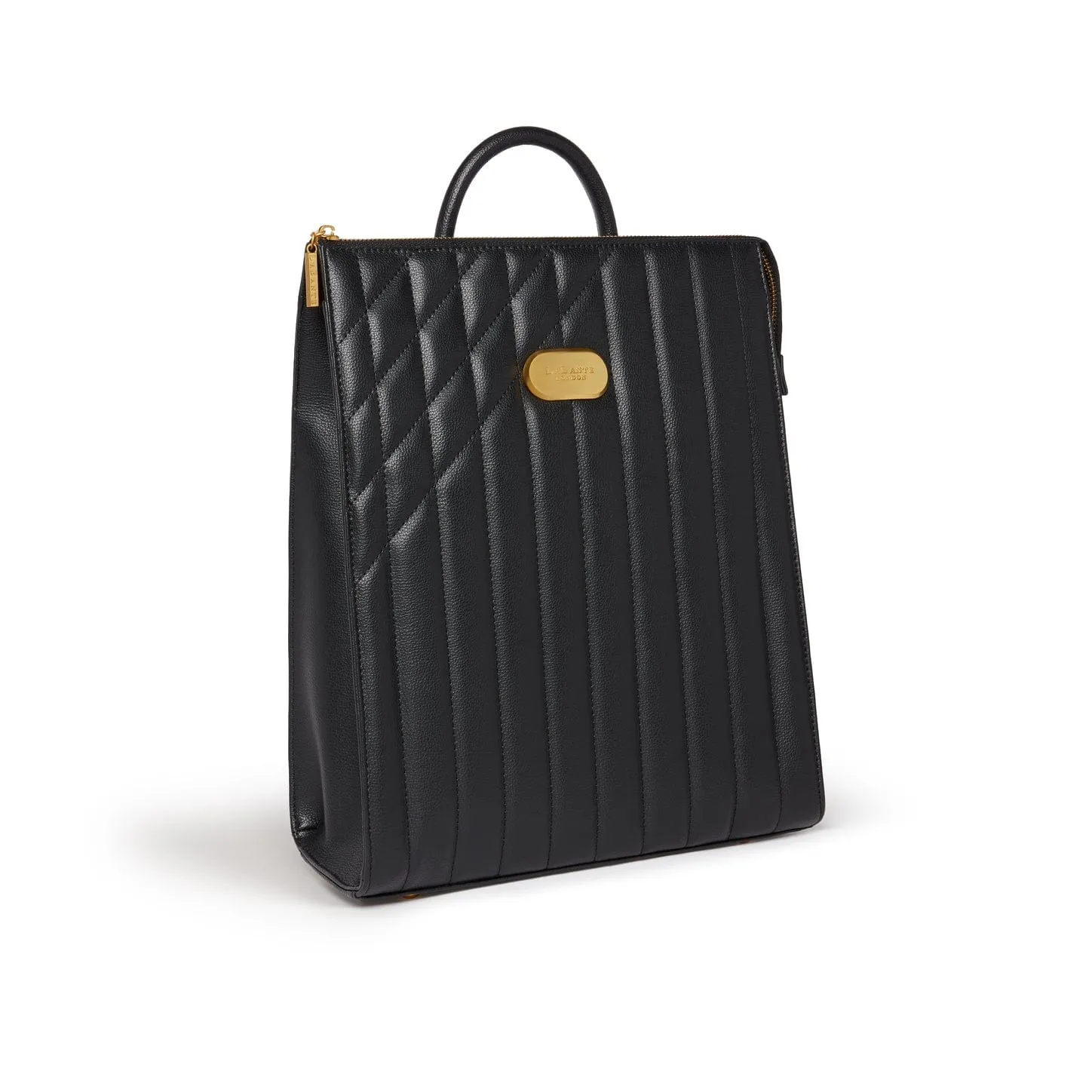 Danai Vegan leather Backpack | Black