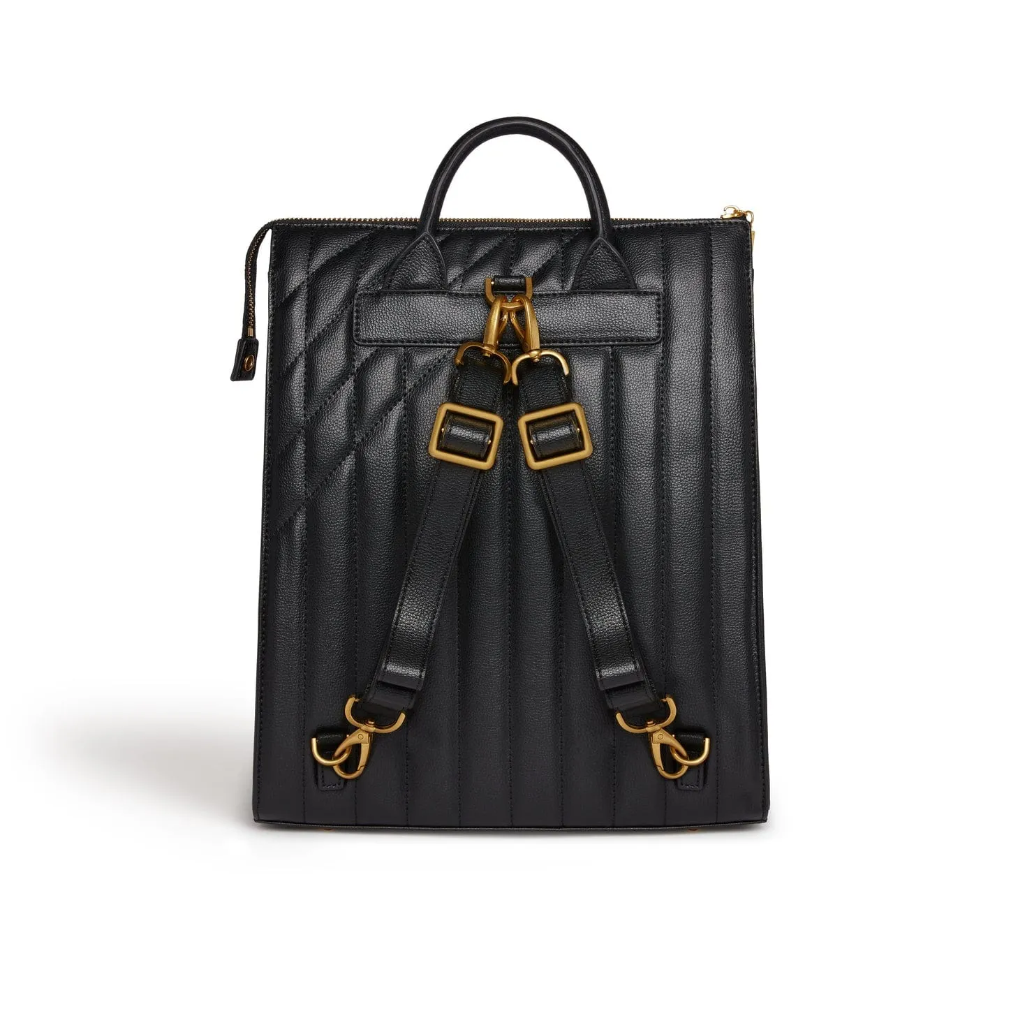 Danai Vegan leather Backpack | Black