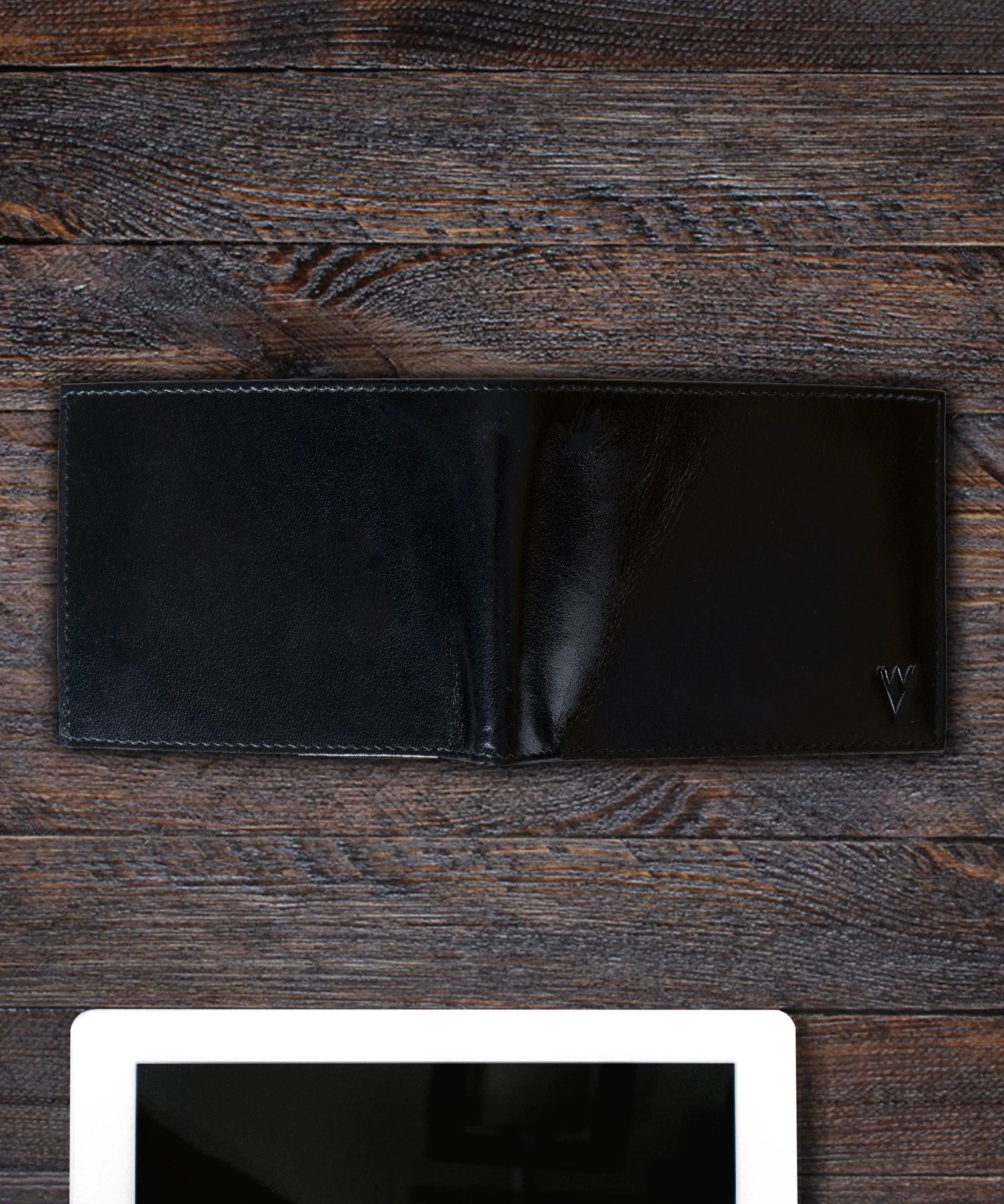 De Rigor Bi Fold Men Wallet Black