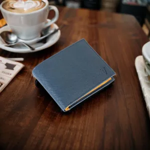 De Rigor Bi Fold Men Wallet Blue