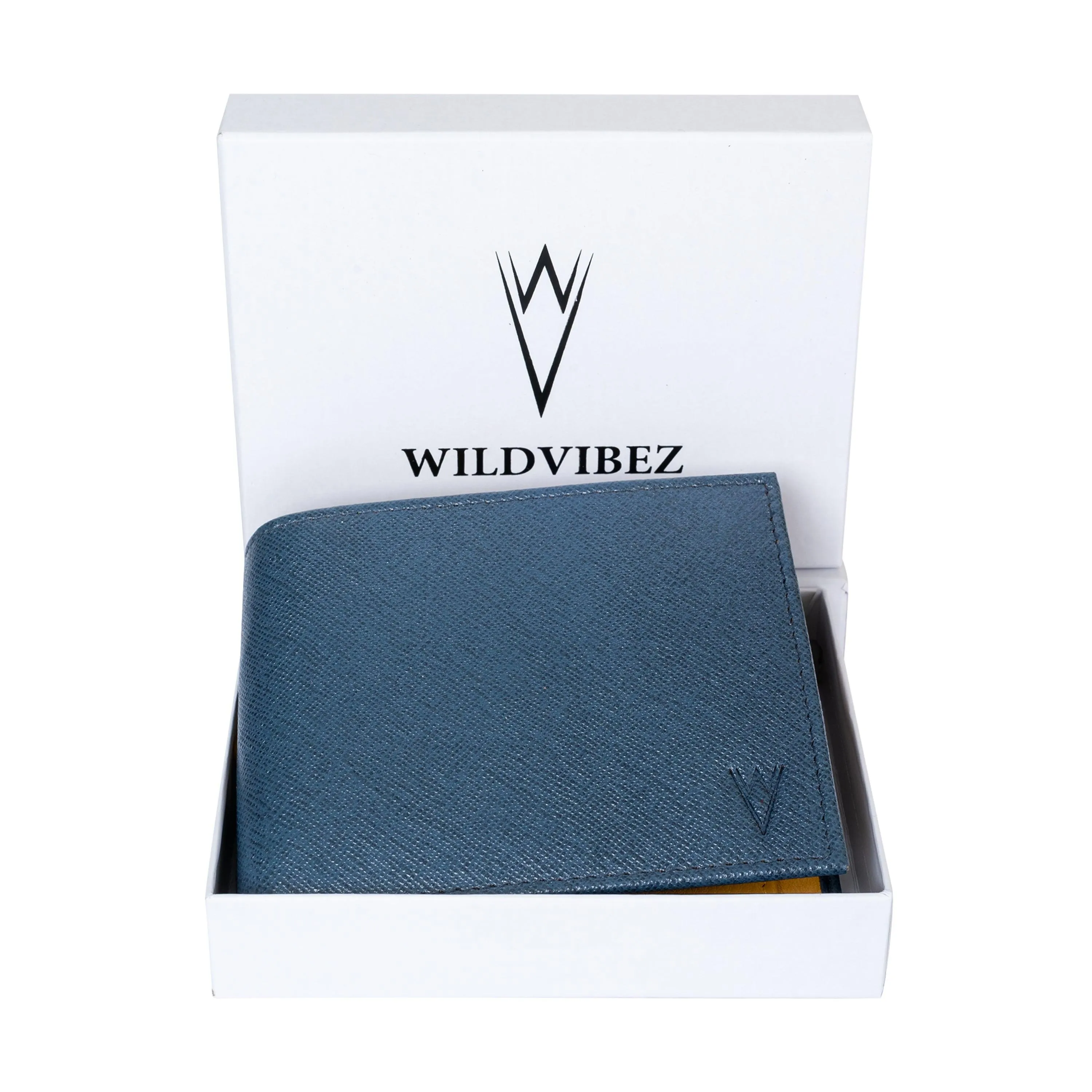 De Rigor Bi Fold Men Wallet Blue