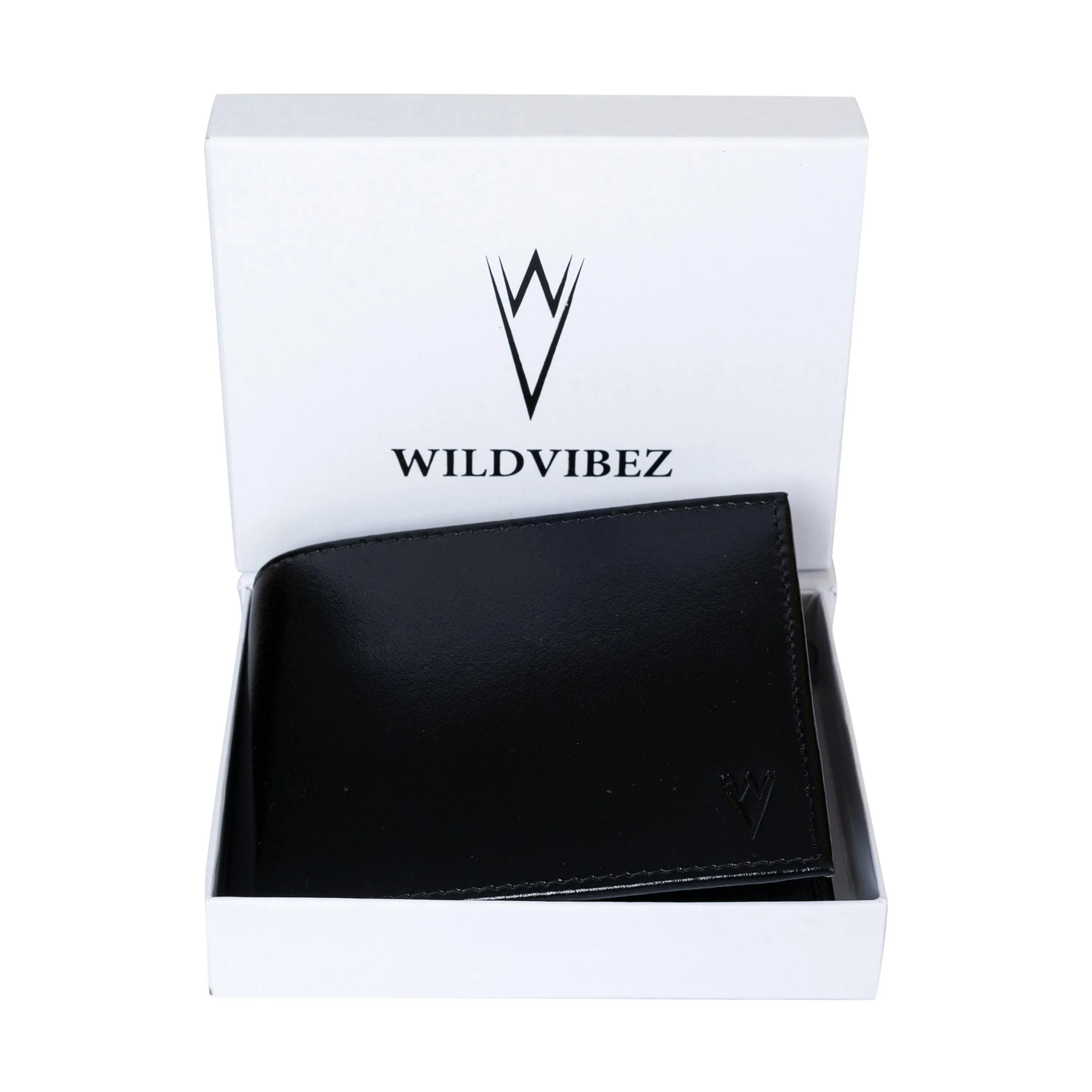 De Rigor Bi Fold Men Wallet Jet Black