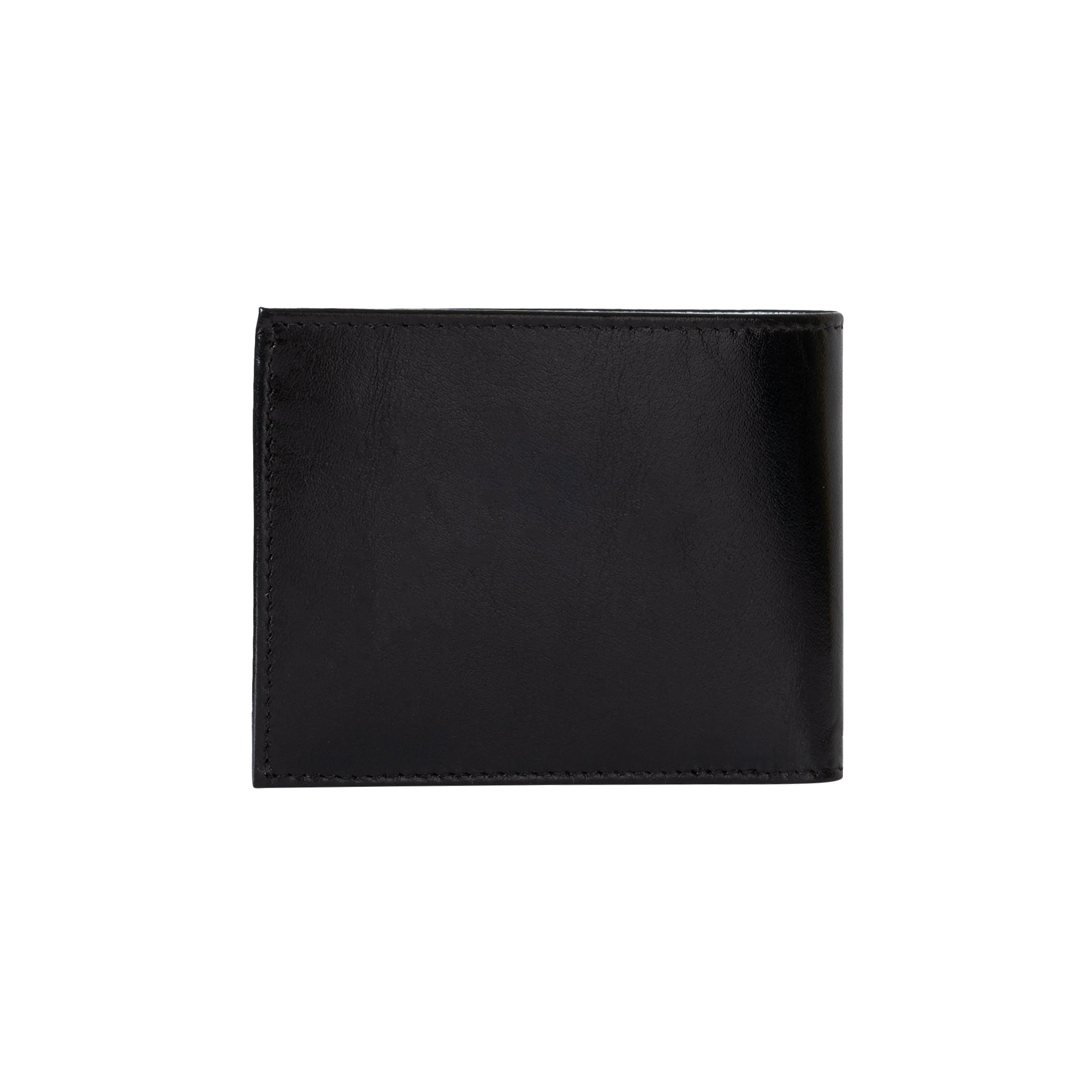 De Rigor Bi Fold Men Wallet Jet Black