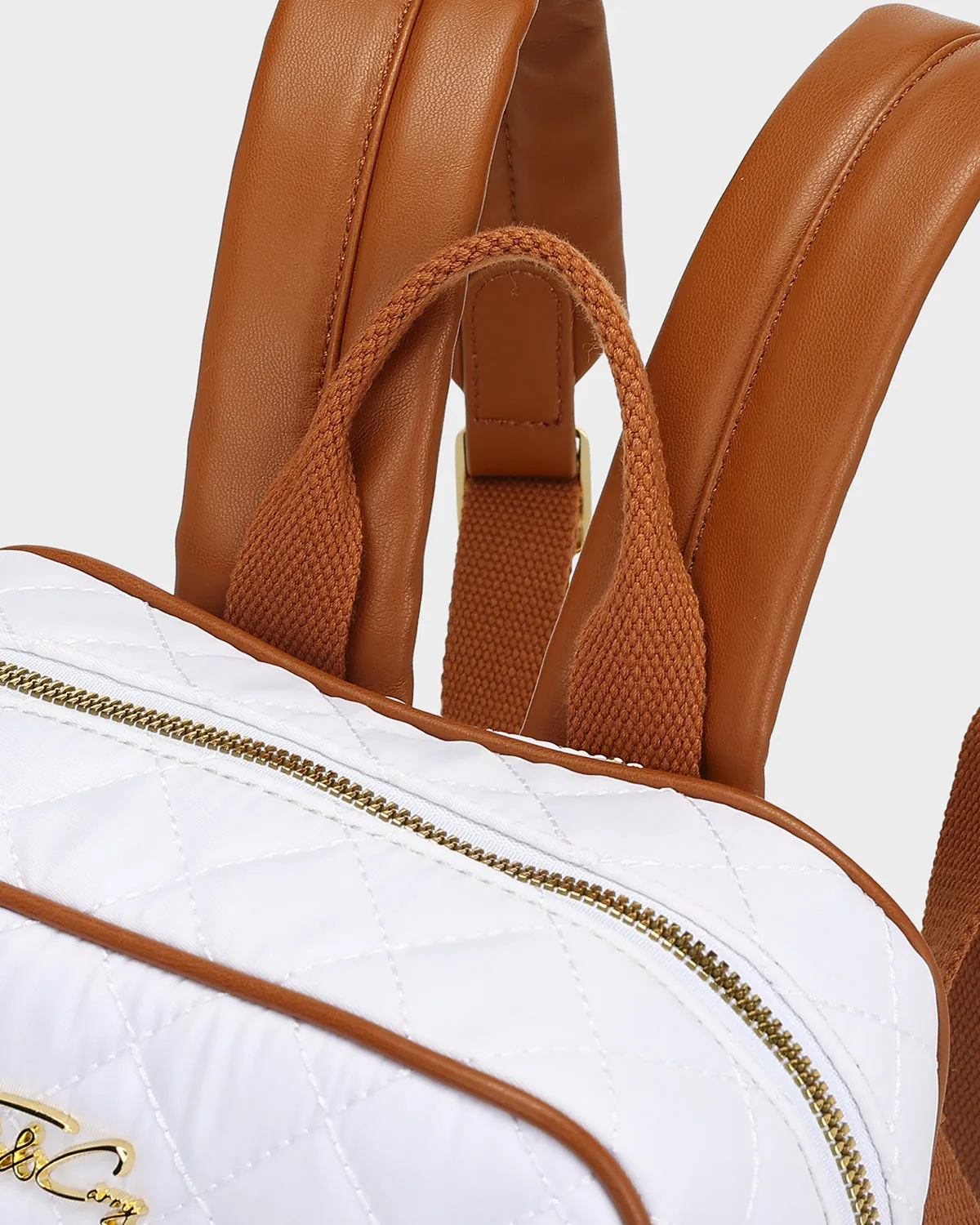 Diamond Stitch Backpacks