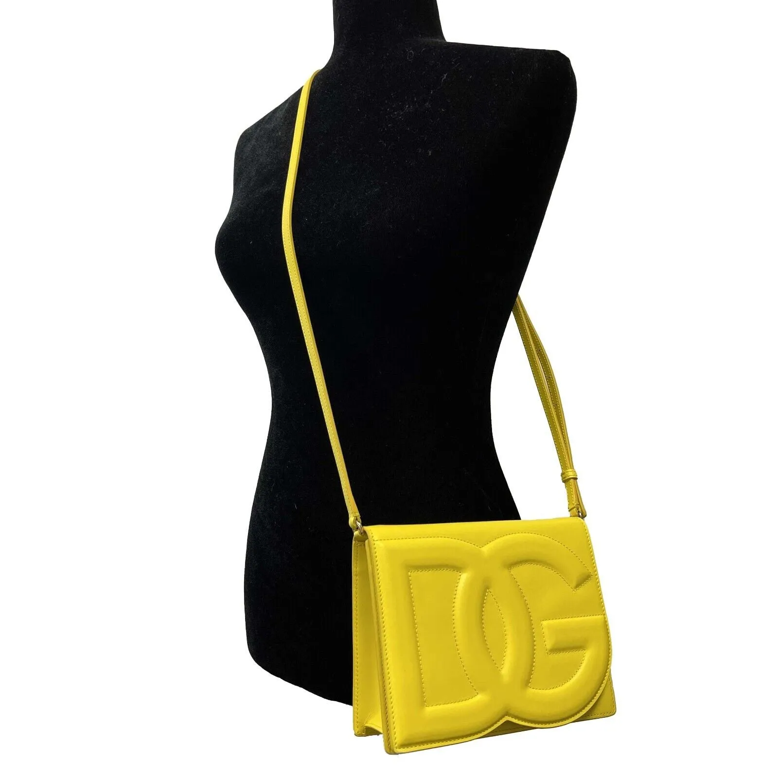 Dolce & Gabbana - NEW DG Logo Yellow Crossbody / Shoulder Bag