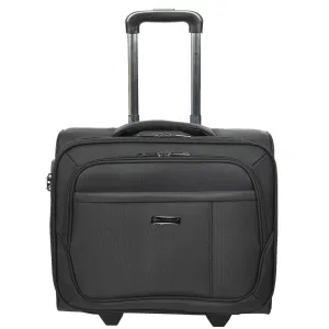 DR682 Cabin Size Wheeled Business Office Bag Pilot Case Black