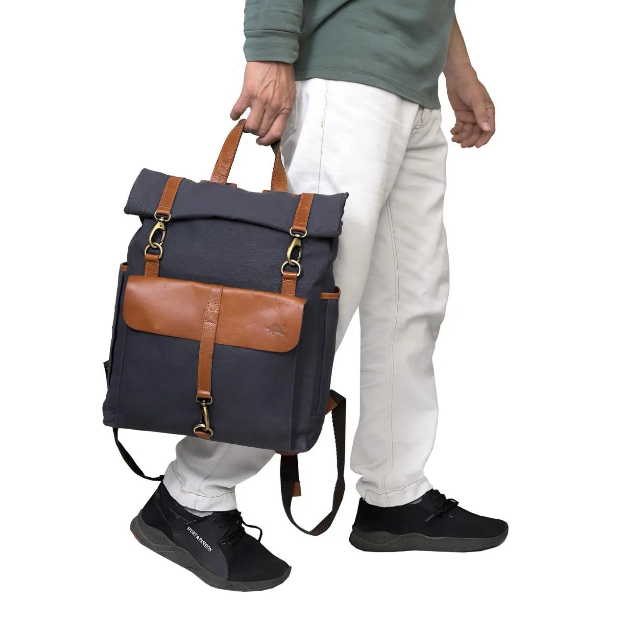 Drake Buffalo Leather Backpack