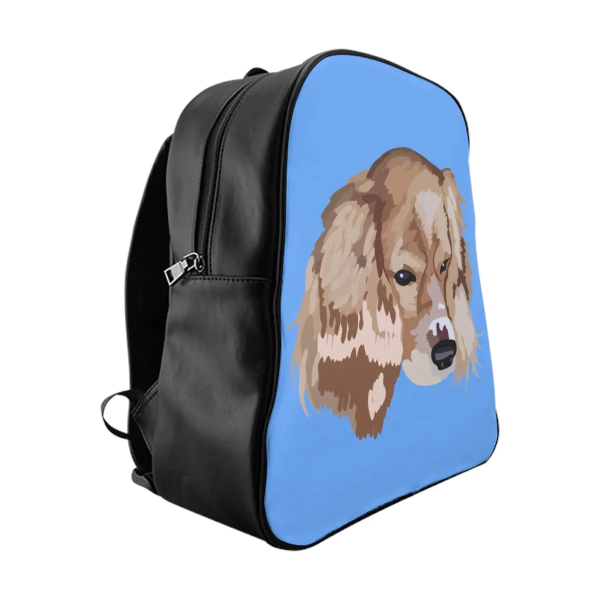 Droopy light blue School Backpack