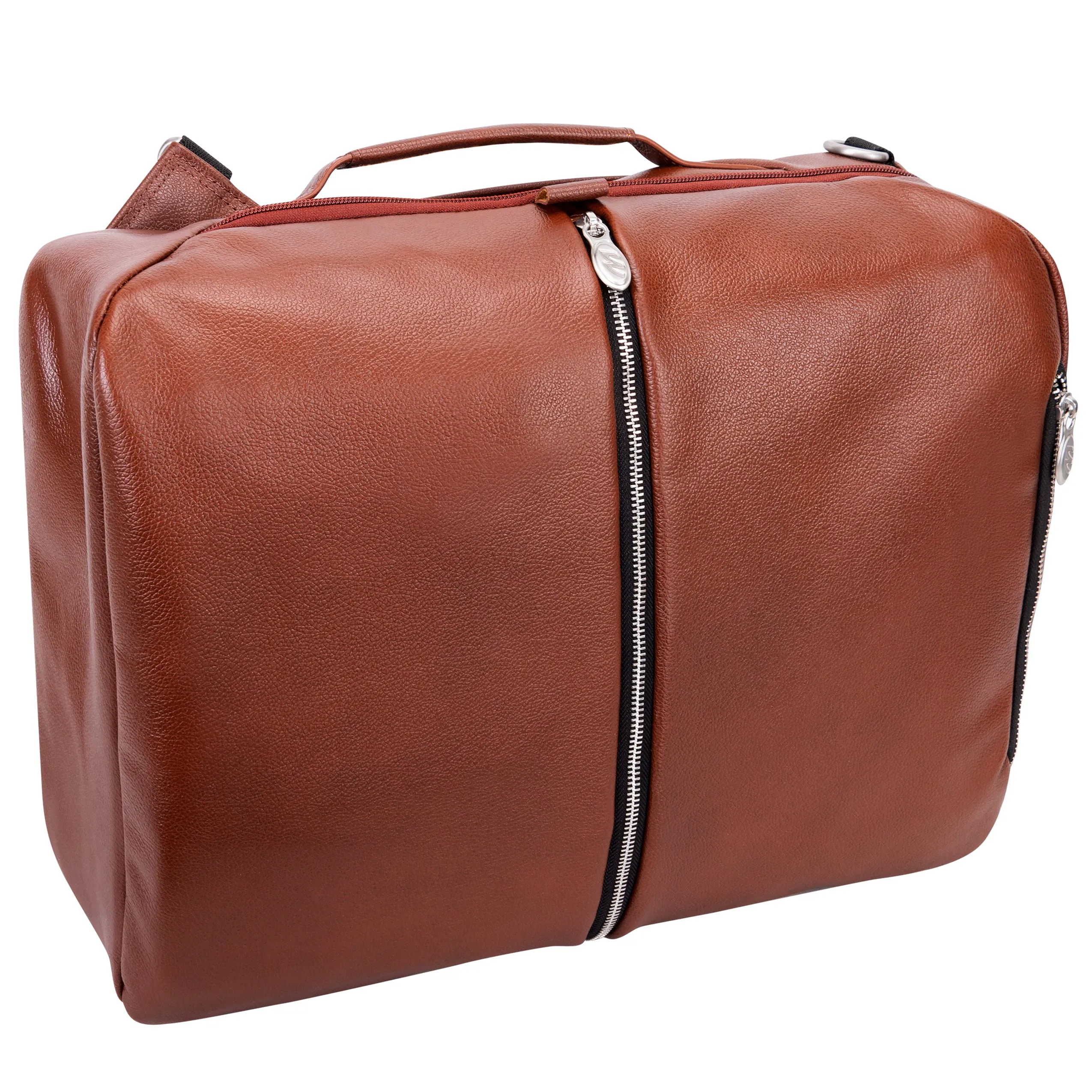 EAST SIDE | 17” Leather 2-In-1 Laptop Cross-Body & Backpack