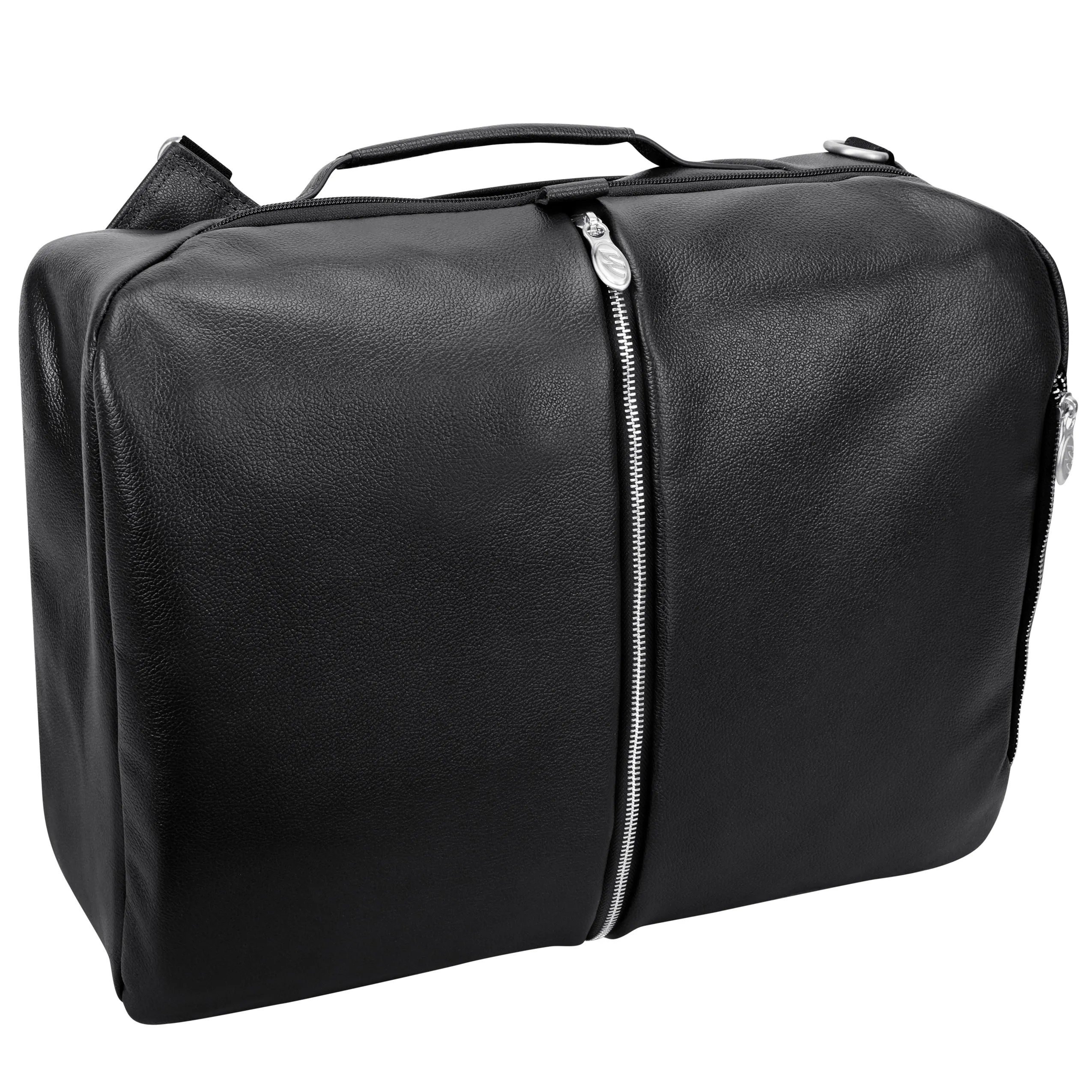 EAST SIDE | 17” Leather 2-In-1 Laptop Cross-Body & Backpack