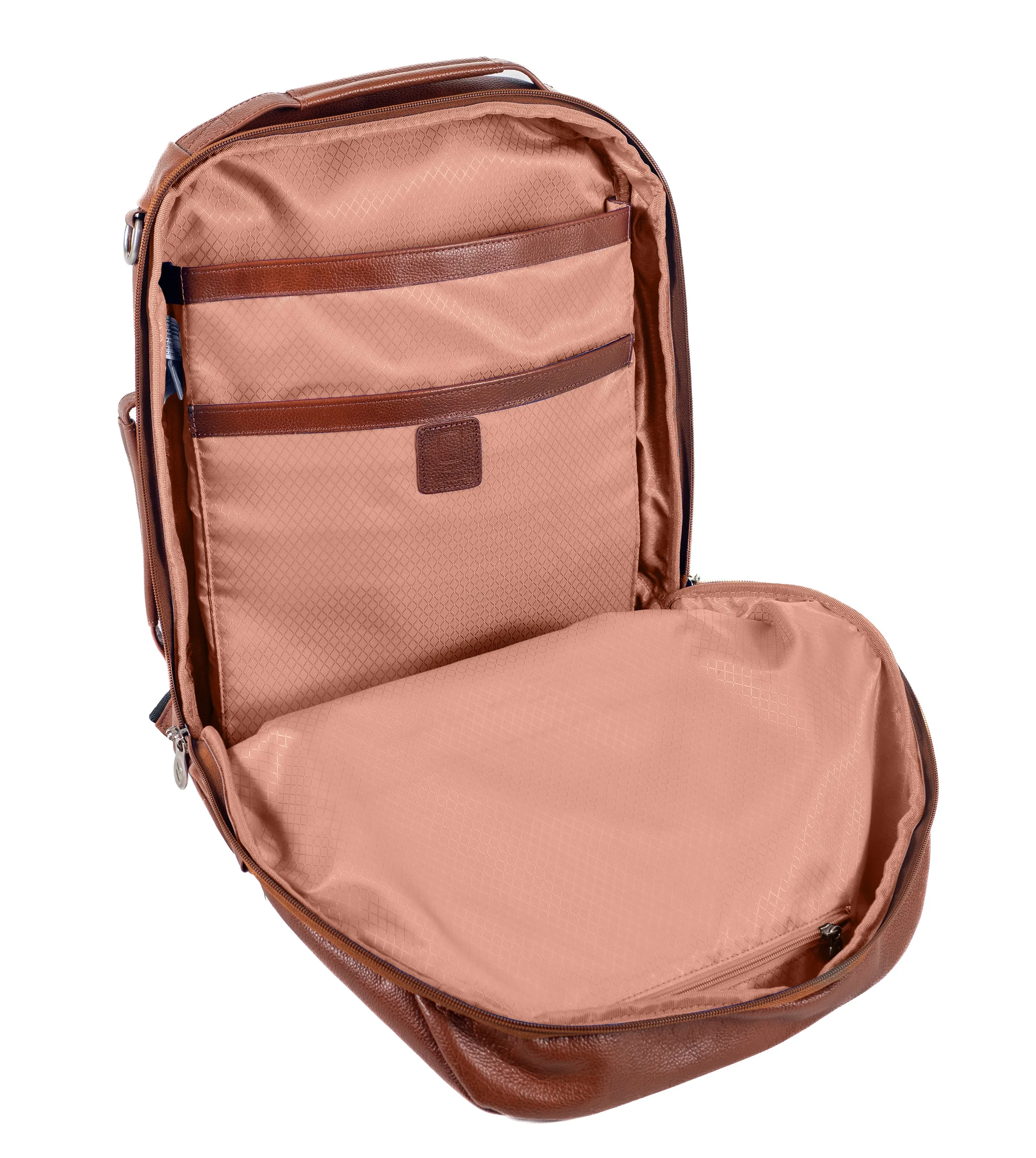 EAST SIDE | 17” Leather 2-In-1 Laptop Cross-Body & Backpack