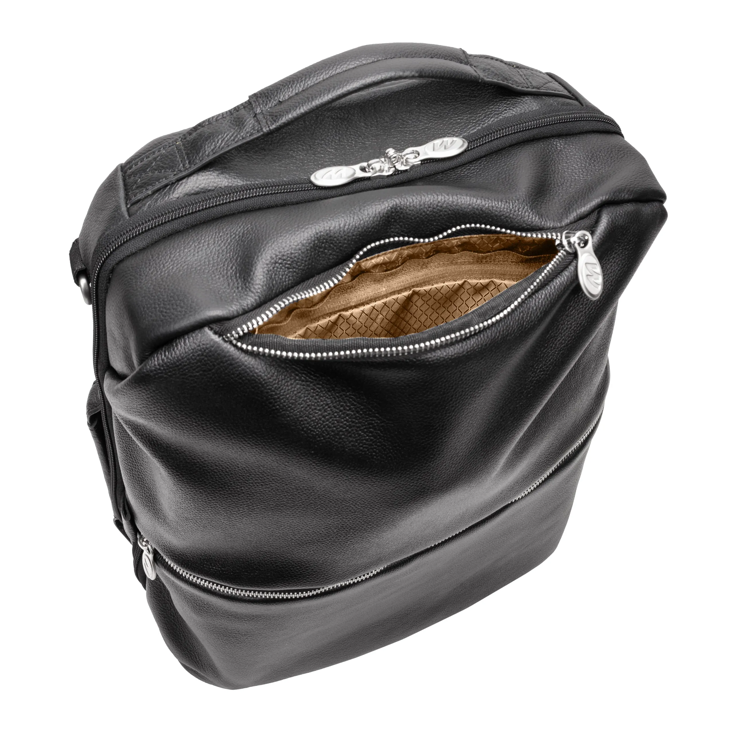 EAST SIDE | 17” Leather 2-In-1 Laptop Cross-Body & Backpack