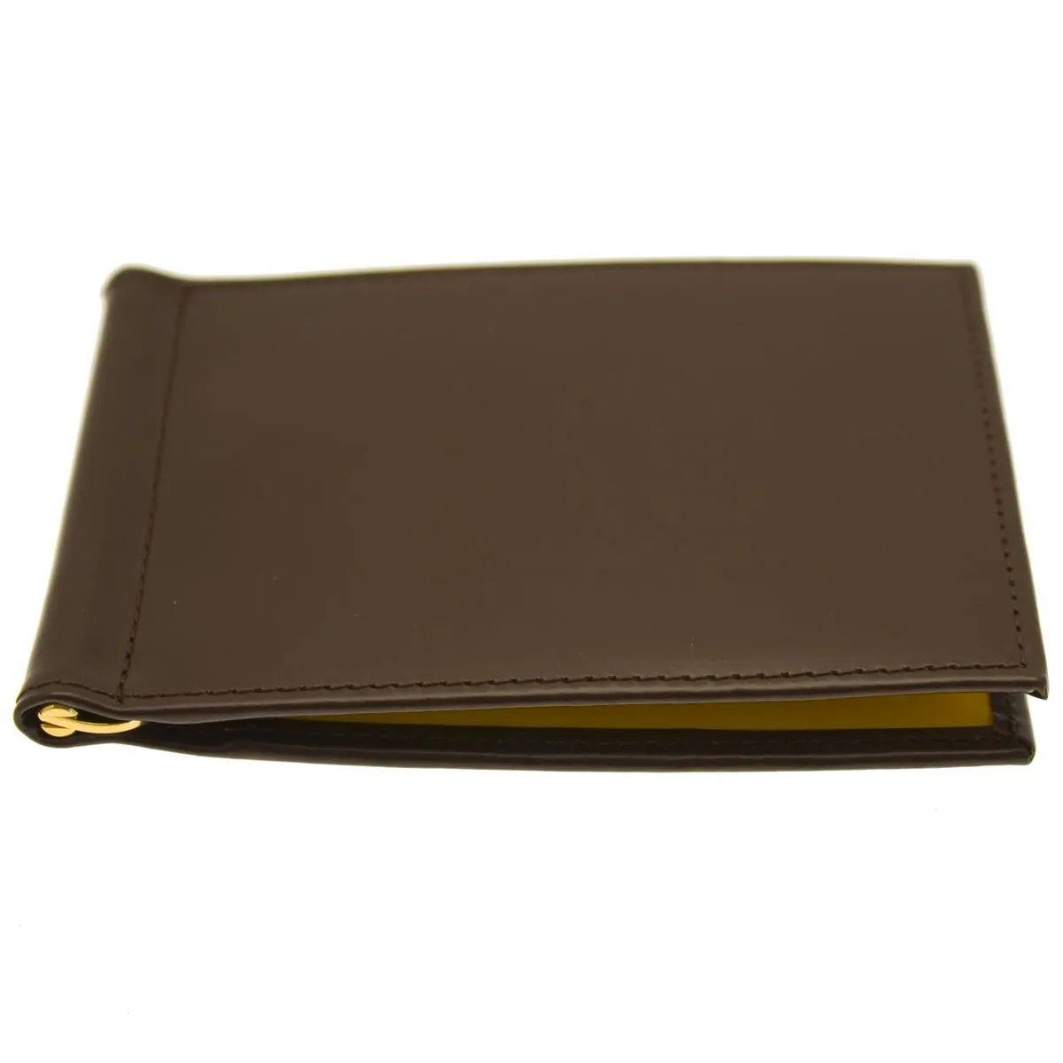 Ettinger Men's Sterling Money Clip Wallet Nut and Black.