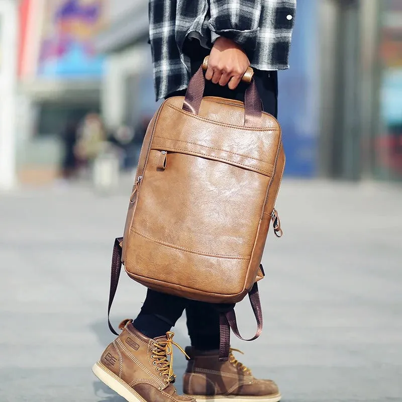 EUGENIO | Men's Leather Backpack for Office Laptop