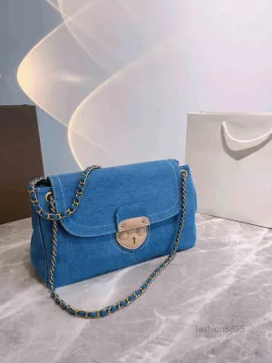 Evening Bags Bags Shoulder Women Underarm Canvas Messenger Brand Denim Hobo Handbag Designer Tote Shopping Purse Wallets for Lady 1029Multi