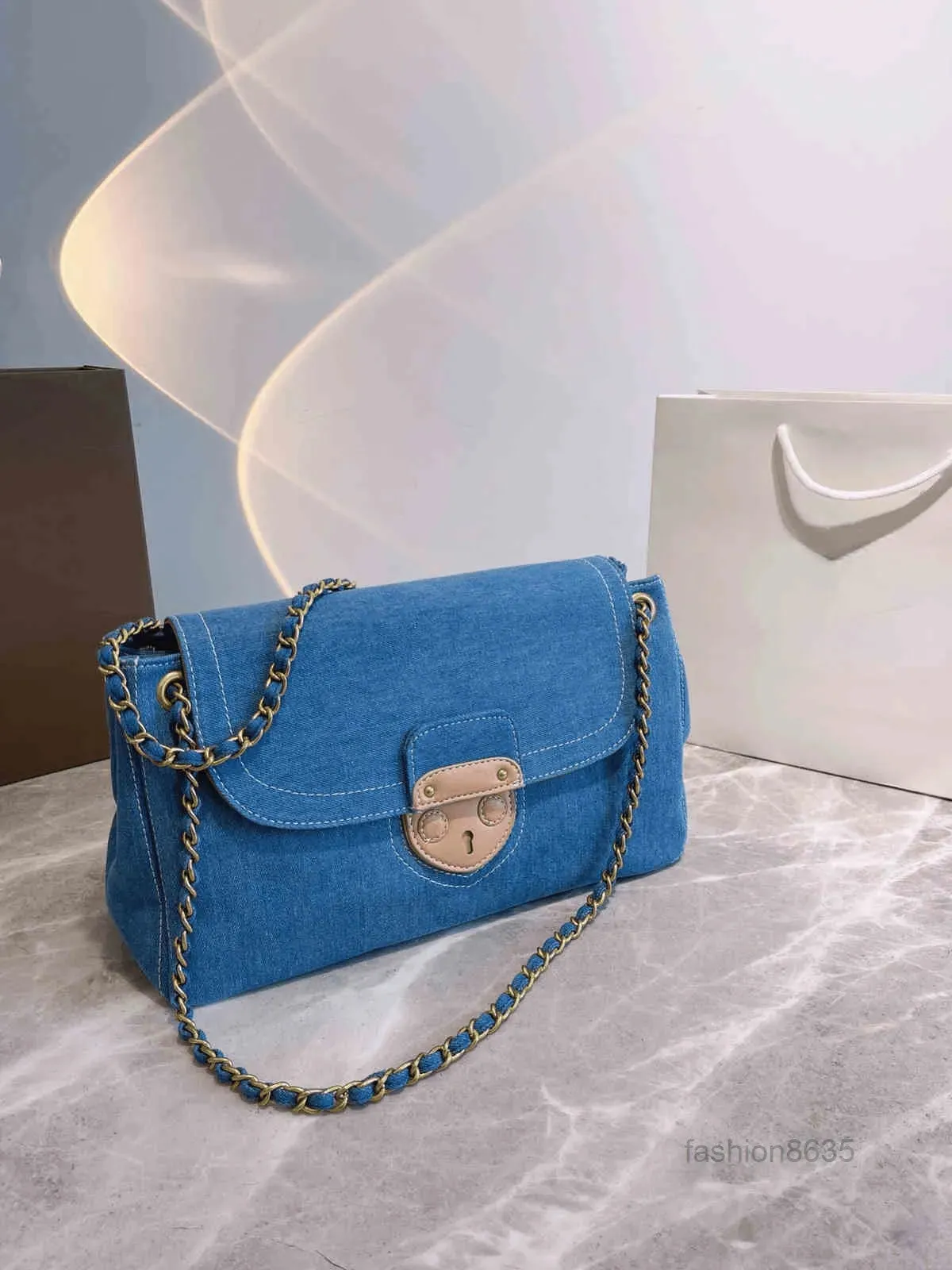 Evening Bags Bags Shoulder Women Underarm Canvas Messenger Brand Denim Hobo Handbag Designer Tote Shopping Purse Wallets for Lady 1029Multi