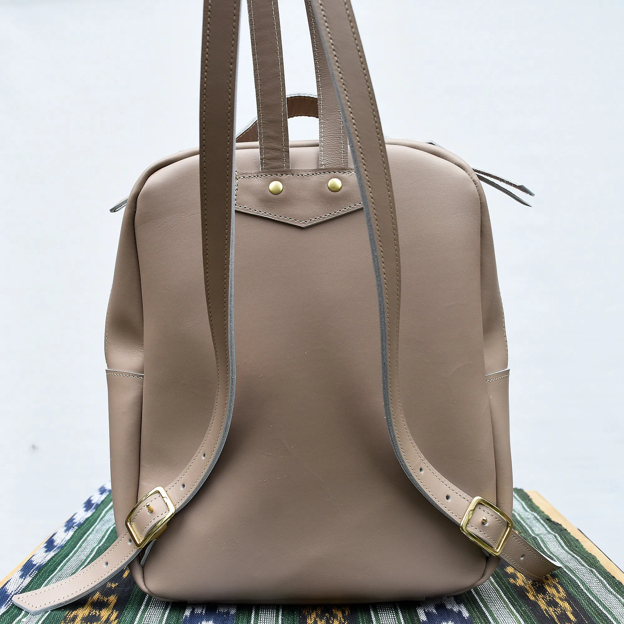 Evie Leather Backpack
