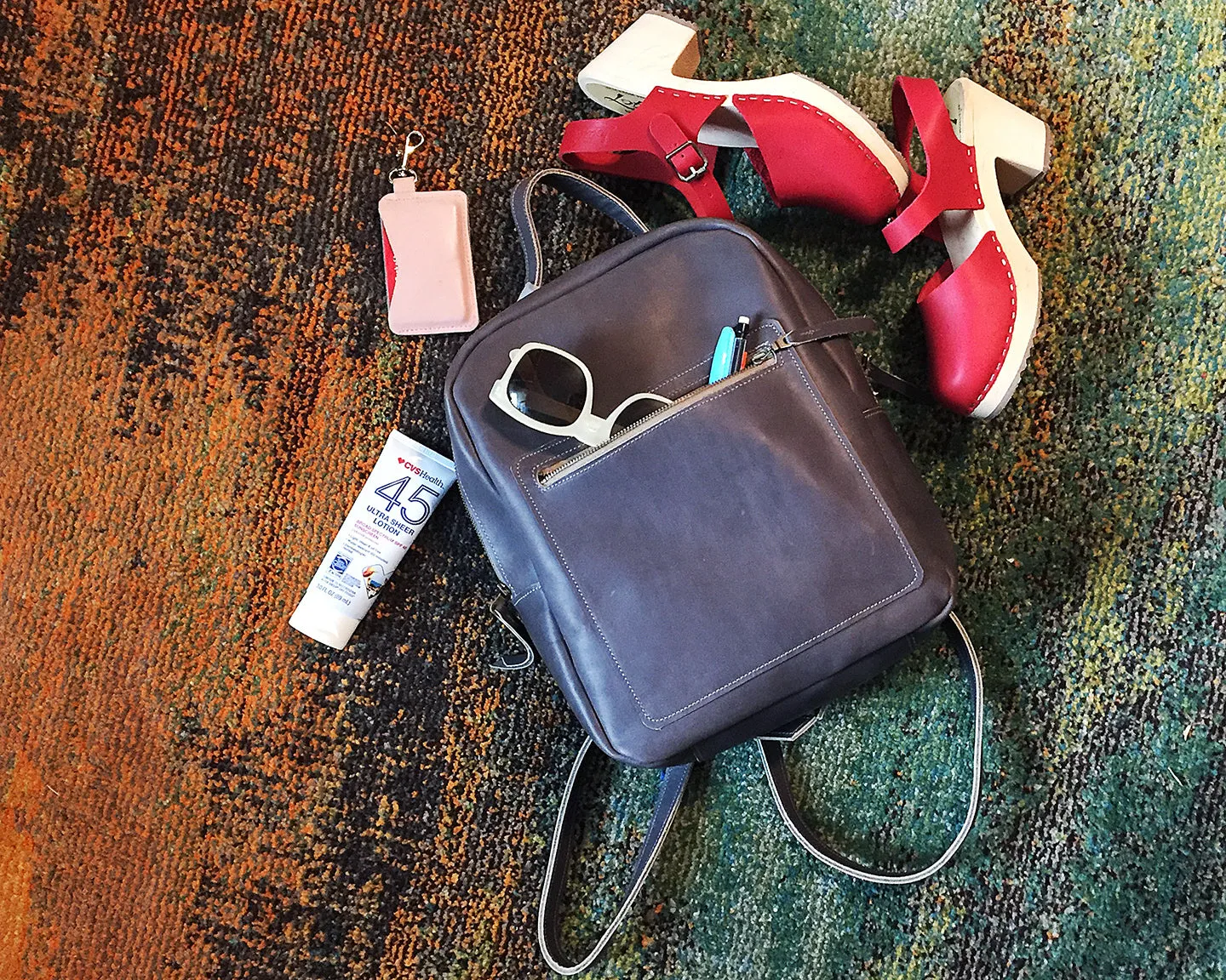 Evie Leather Backpack