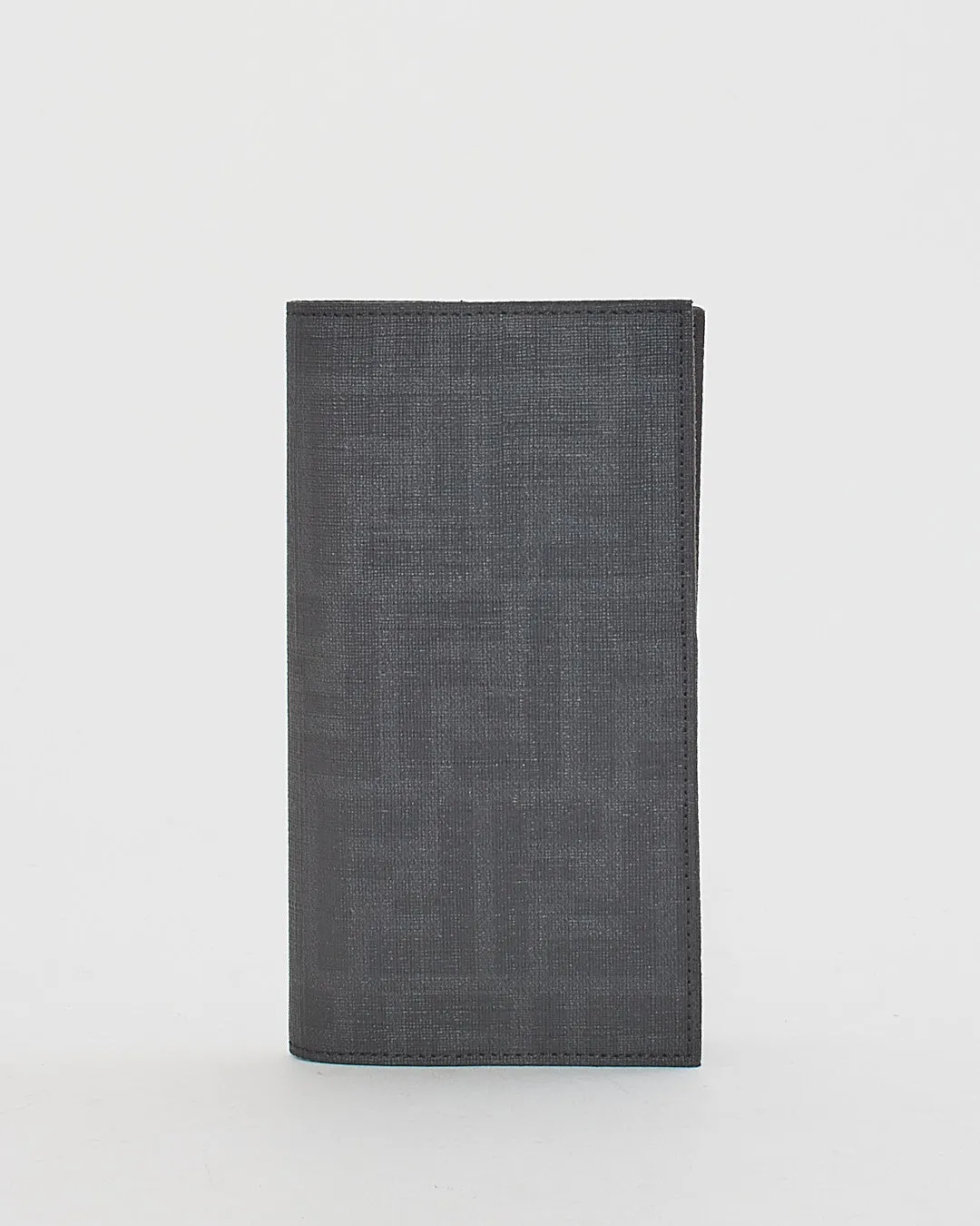 Fendi Black Zucca Print Coated Canvas & Leather Cheque Holder