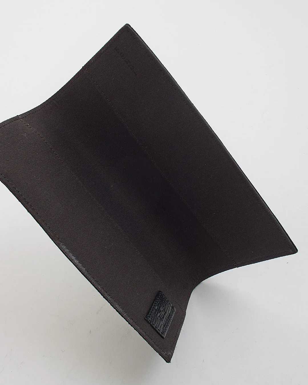 Fendi Black Zucca Print Coated Canvas & Leather Cheque Holder