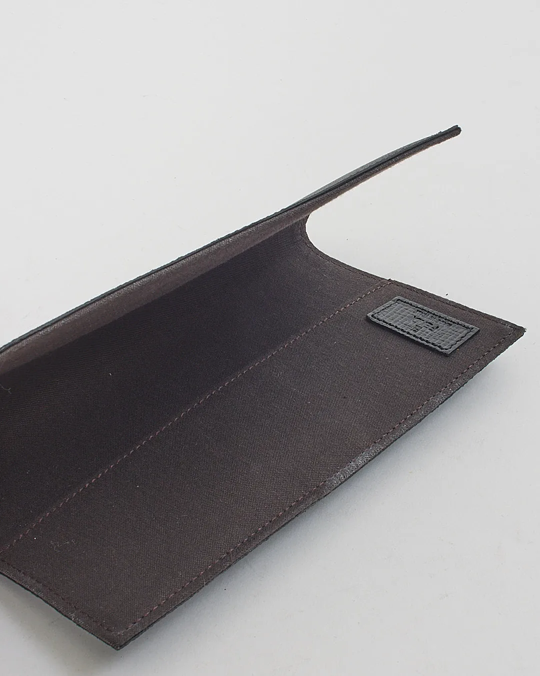 Fendi Black Zucca Print Coated Canvas & Leather Cheque Holder