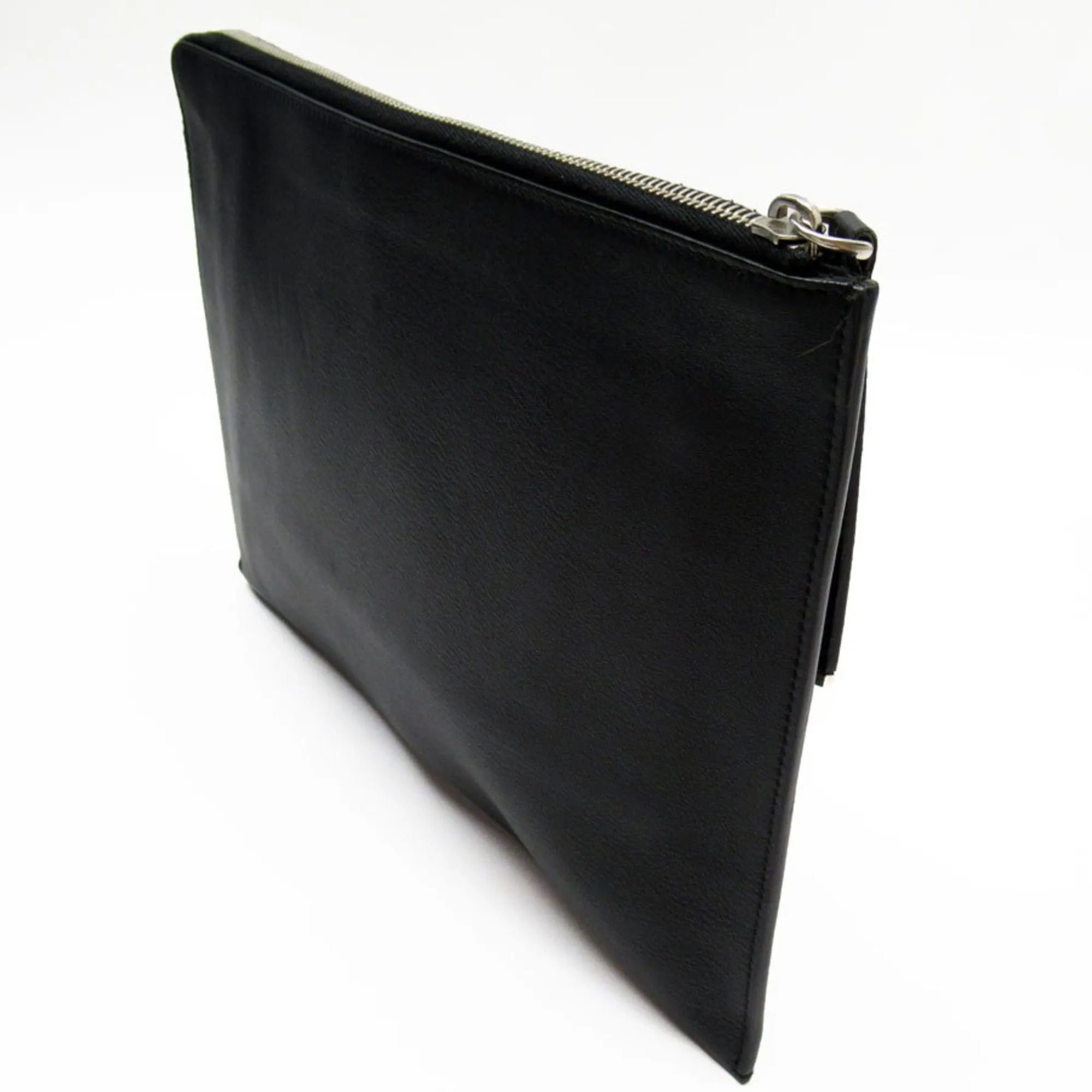 FENDI Clutch Bag Monster Leather Black Beige Brown Silver Men's Women's w0351k