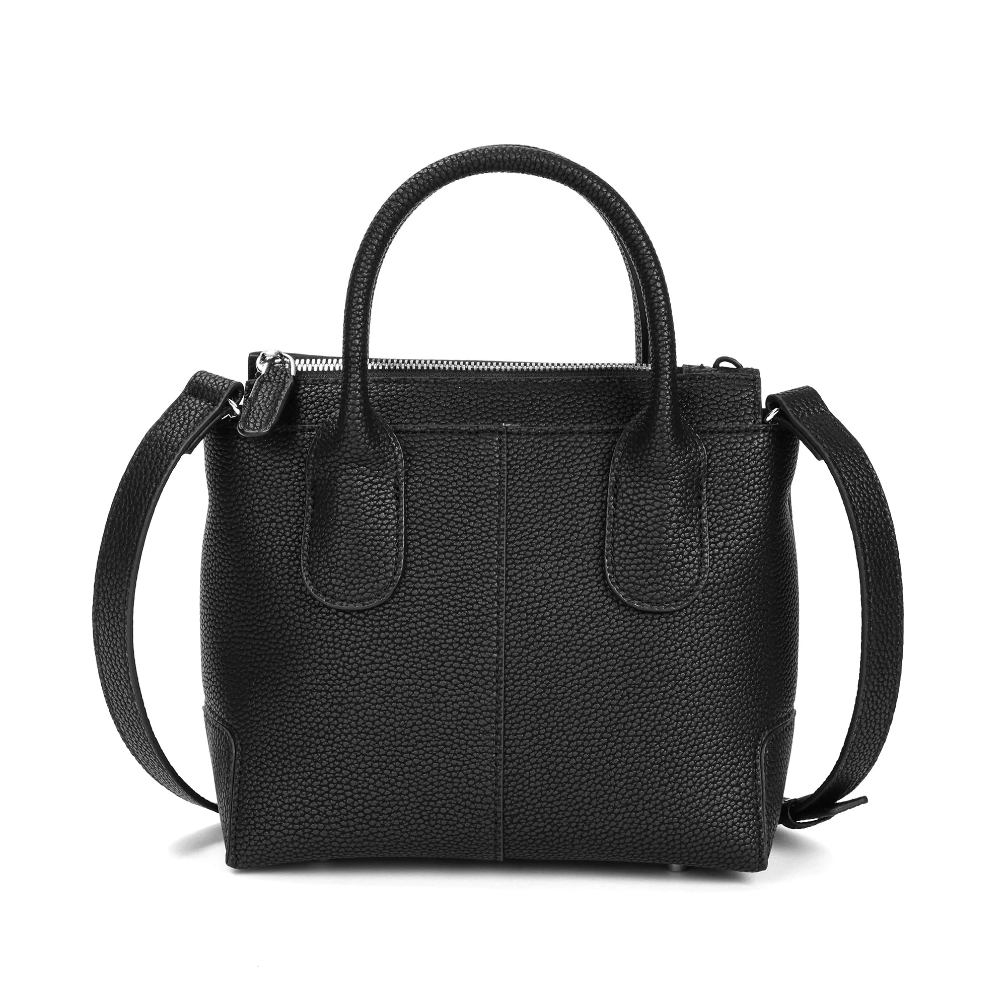 Full-Grain Leather Top-Handles Crossbody/Shoulder Bag
