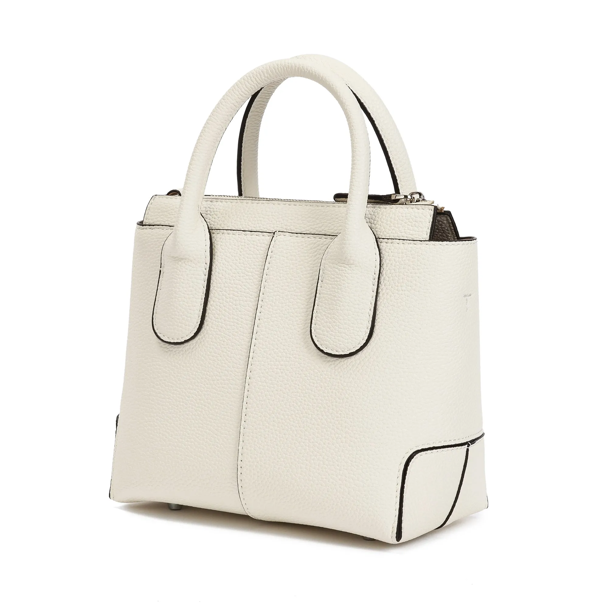 Full-Grain Leather Top-Handles Crossbody/Shoulder Bag