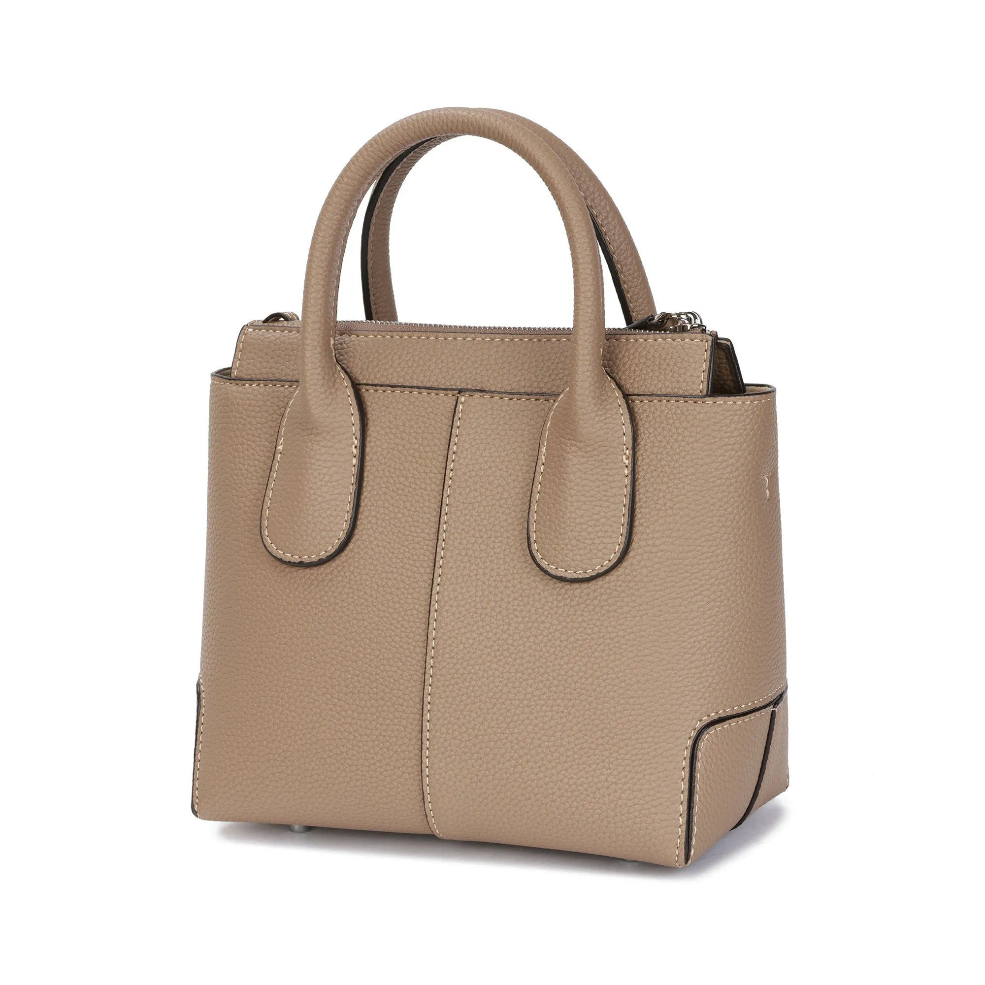 Full-Grain Leather Top-Handles Crossbody/Shoulder Bag