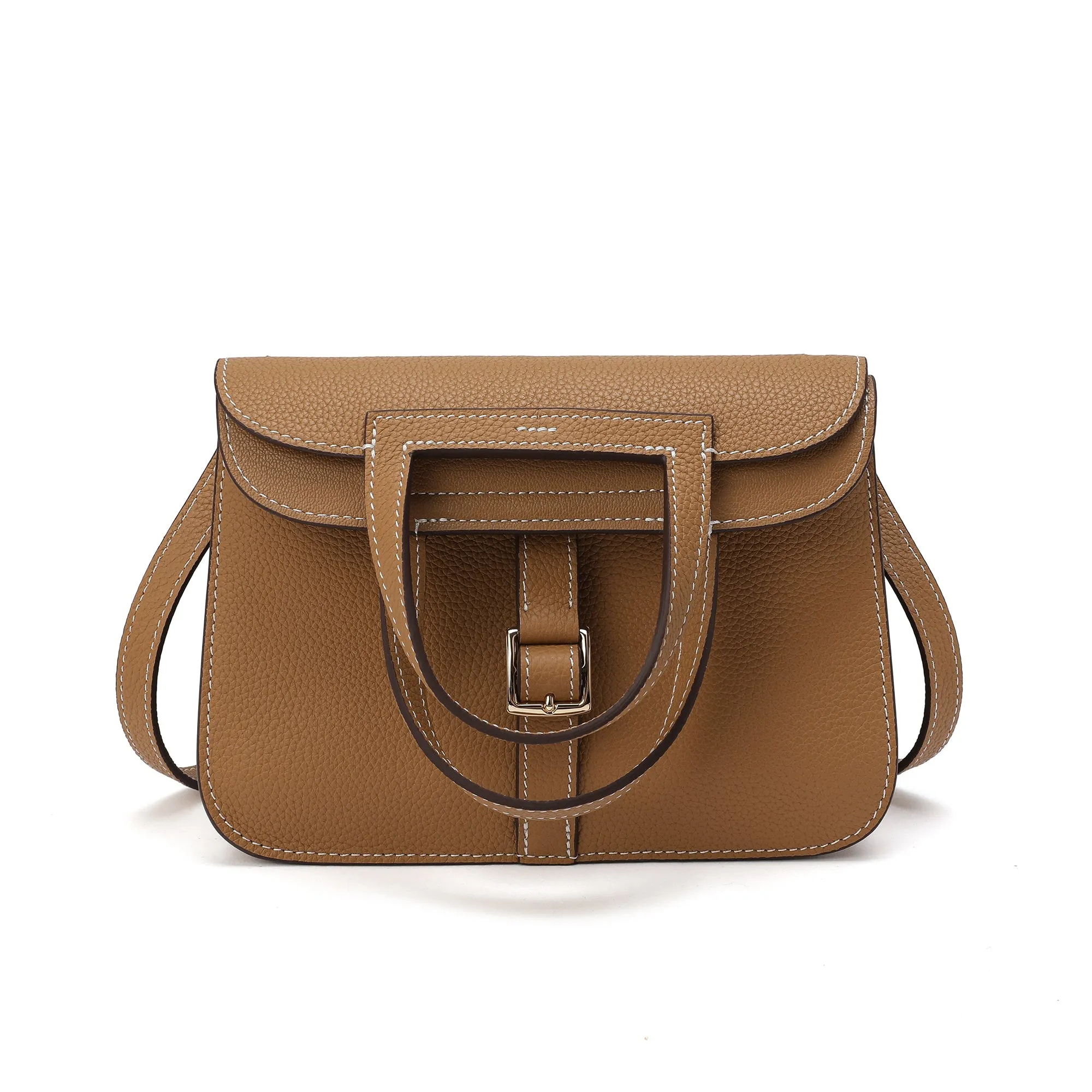 Full-grain soft leather Crossbody