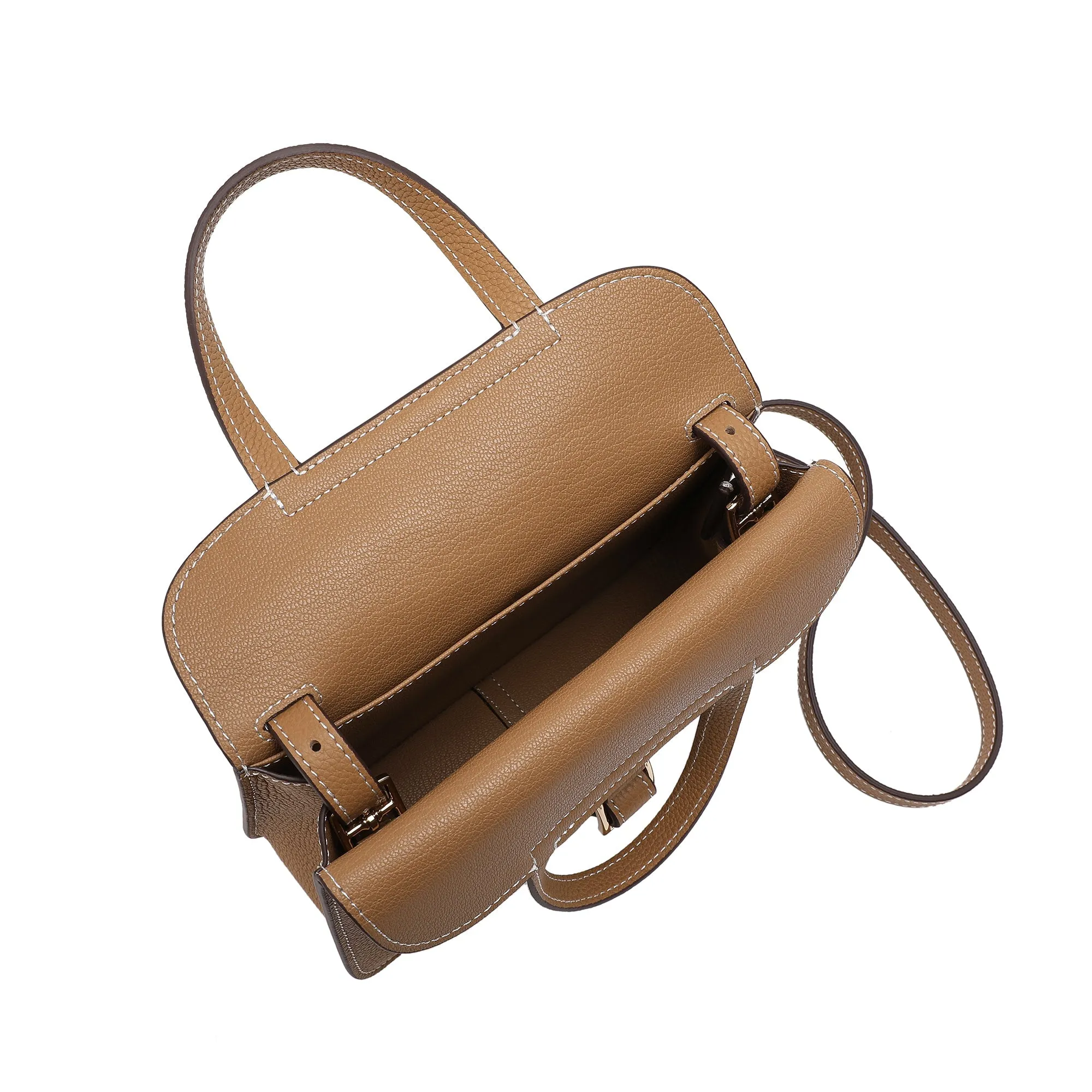 Full-grain soft leather Crossbody