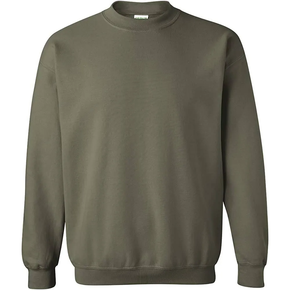 Gildan Adult Fleece Crewneck Sweatshirt, Style G18000 | Multiple Colors and Sizes