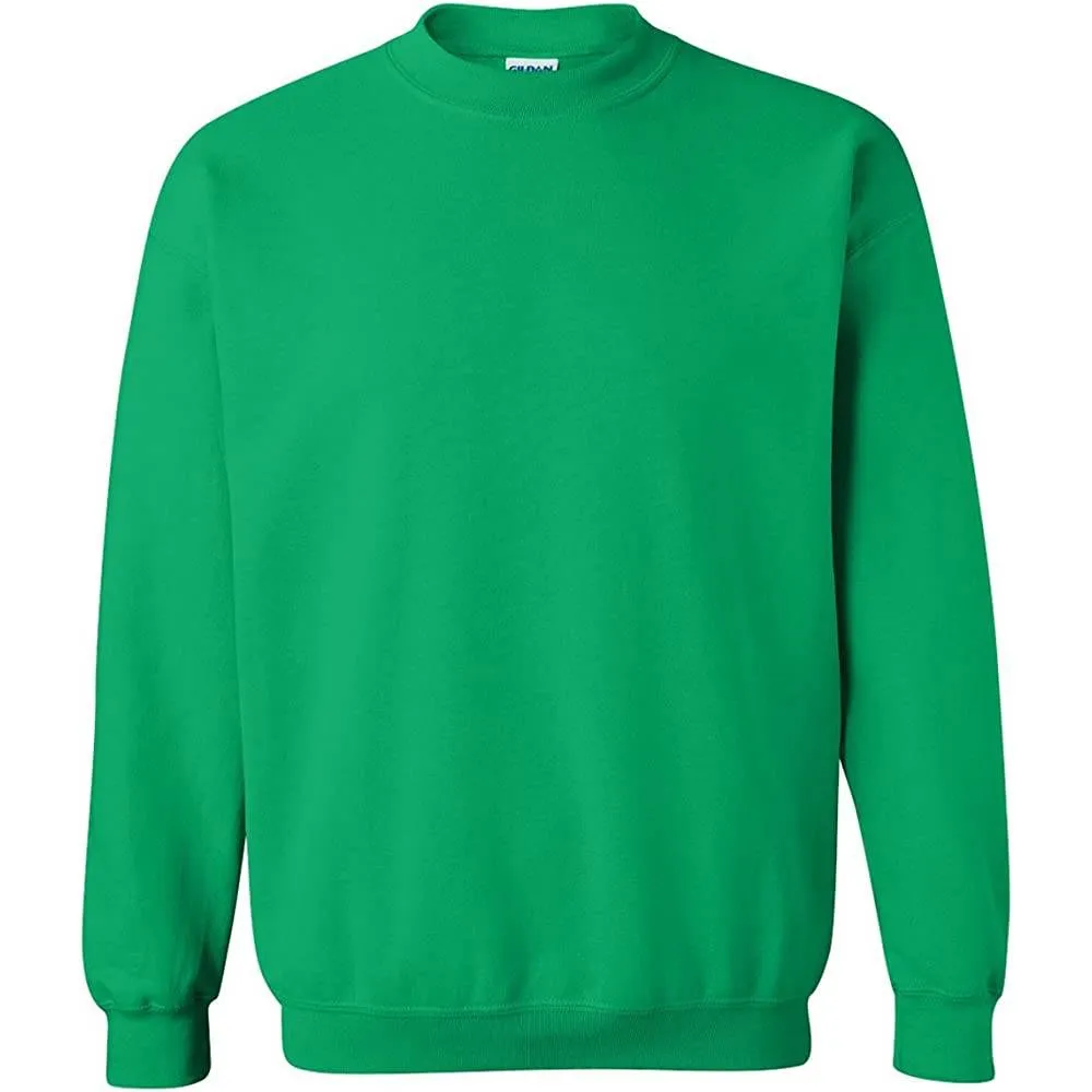 Gildan Adult Fleece Crewneck Sweatshirt, Style G18000 | Multiple Colors and Sizes
