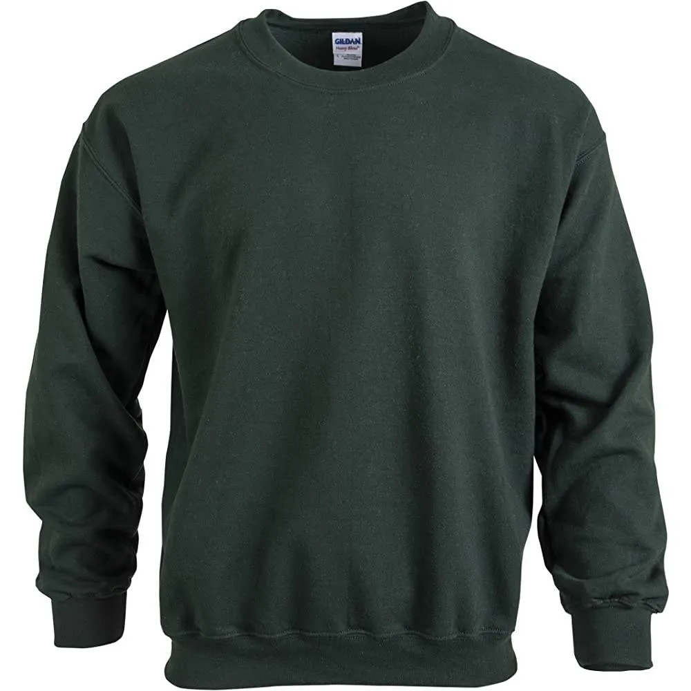 Gildan Adult Fleece Crewneck Sweatshirt, Style G18000 | Multiple Colors and Sizes